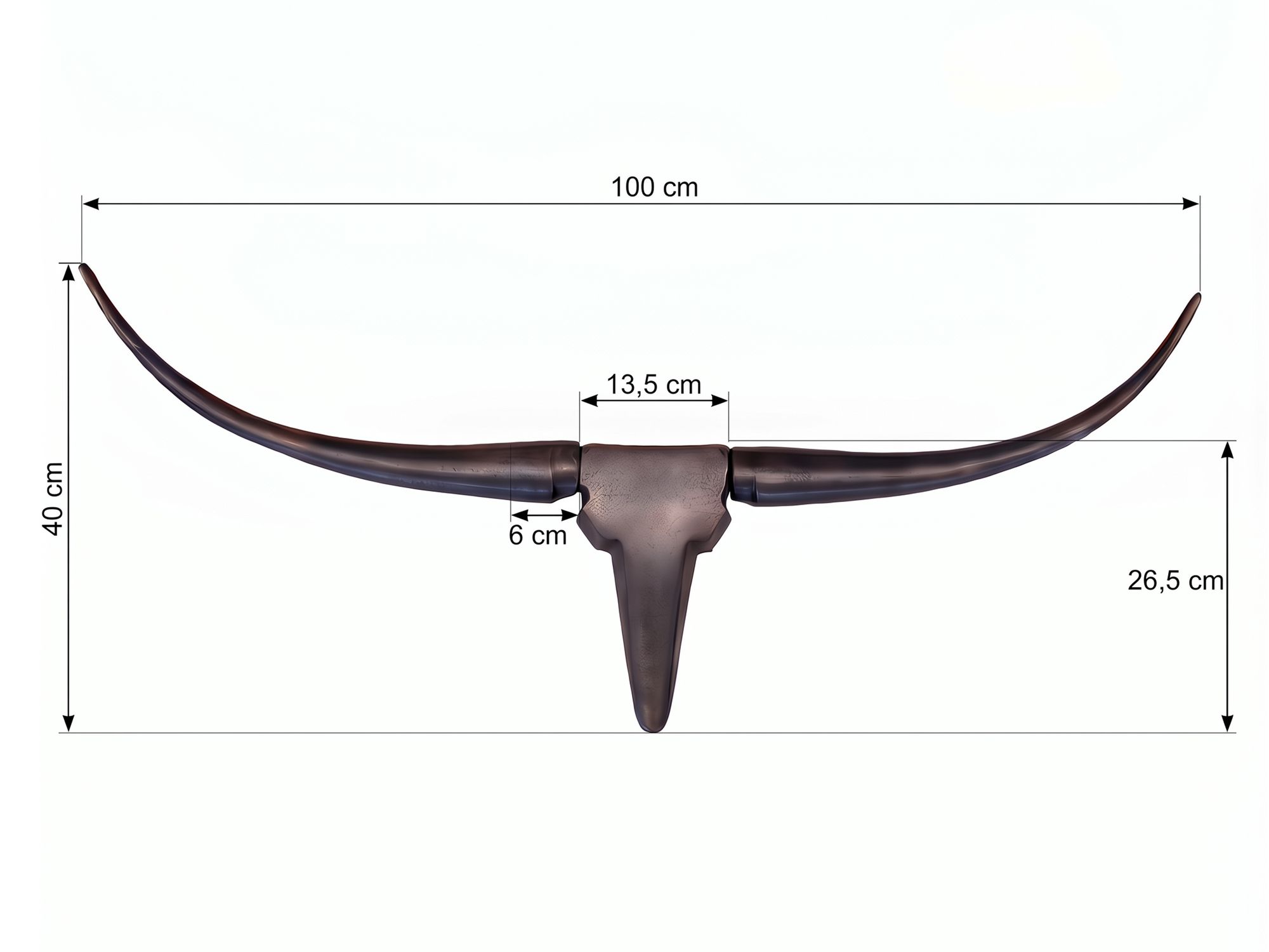 Dekogeweih Vinje Aluminium Bronze