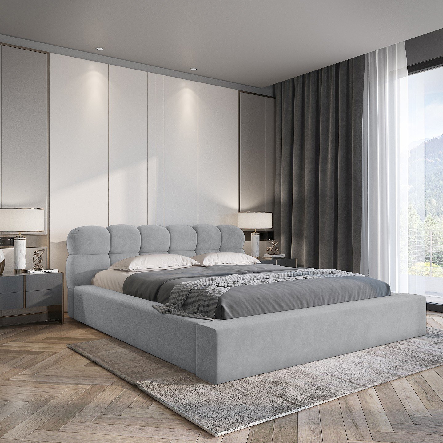 Polsterbett VENTO-NEW Ditra-New 180 mit Holzrahmen Ditra-New 16 moebelfaktor
