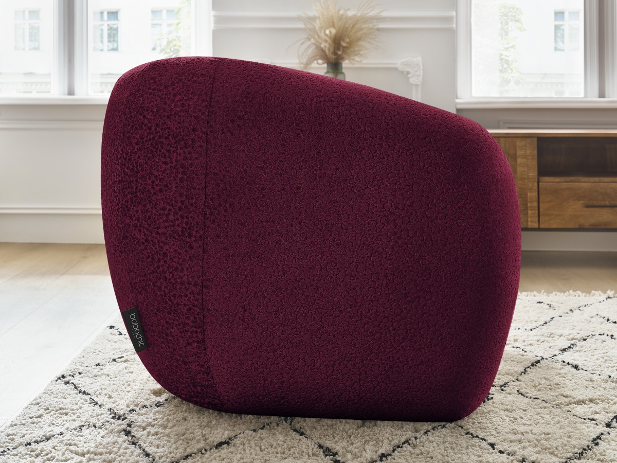Bobochic Celine Sessel Strukturstoff Rot