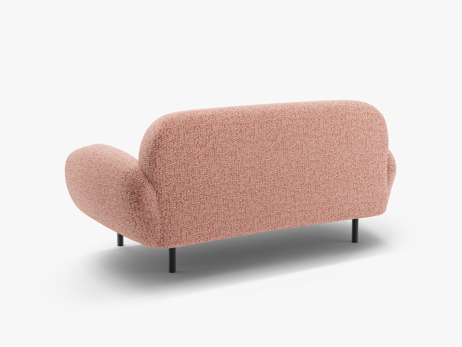 Micadoni Sofa Poppy 2-Sitzer Chenille Silencio Rosa