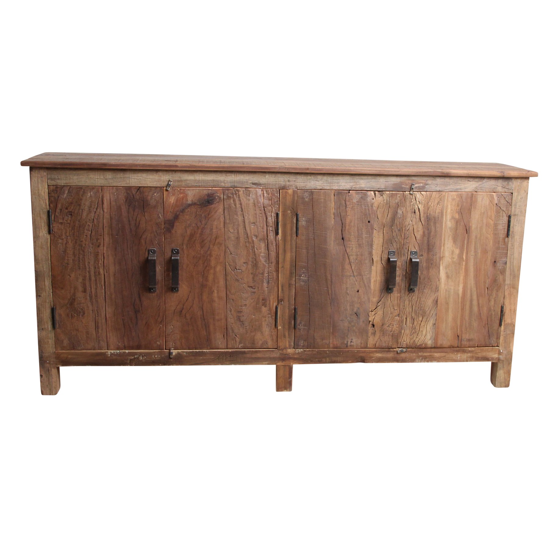 Raw Materials Sideboard Recyclingholz 172cm 4 Türen