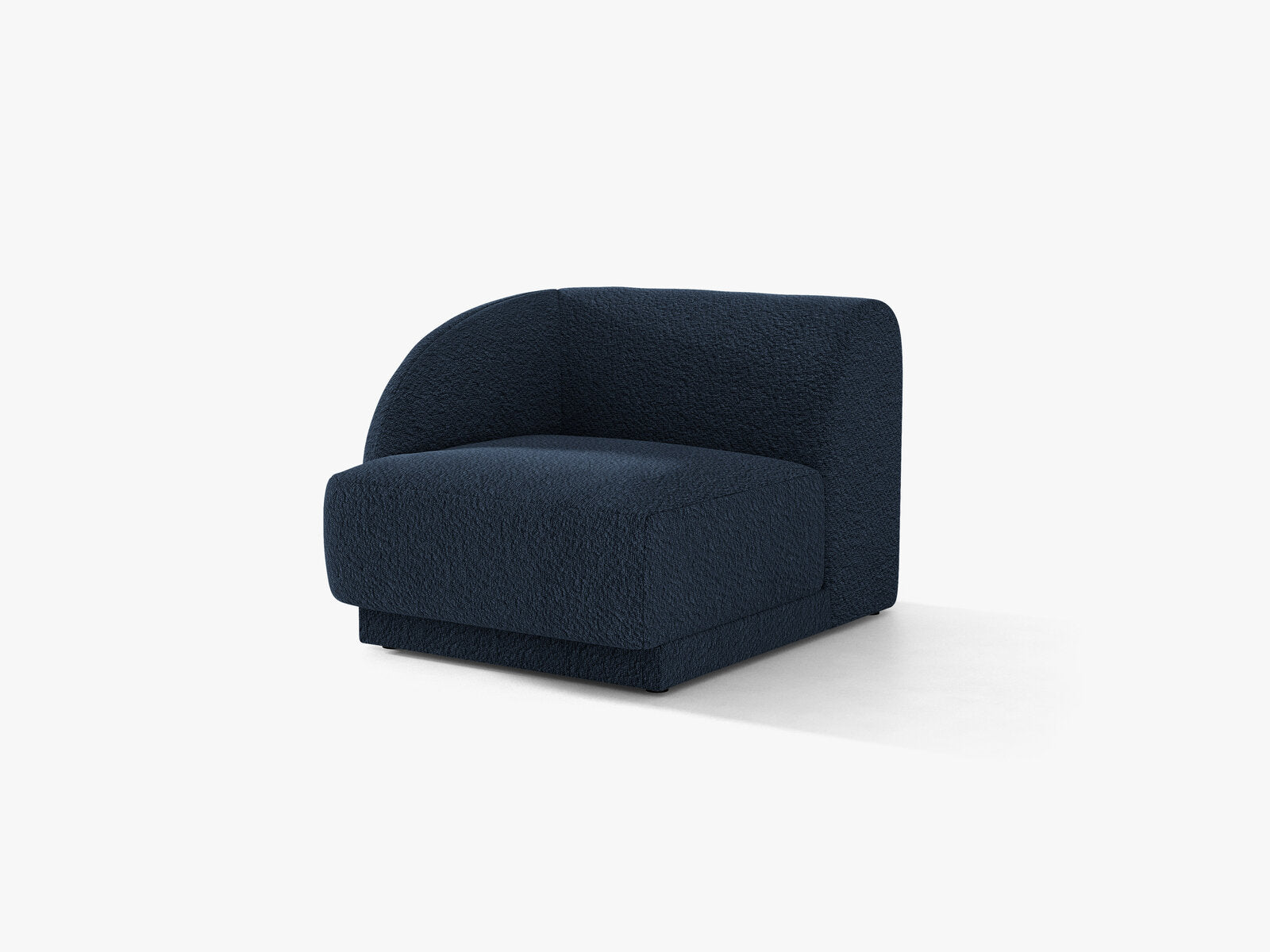 Micadoni Eckmodul Miley 1-Sitzer Links Boucle Baloo Dunkelblau
