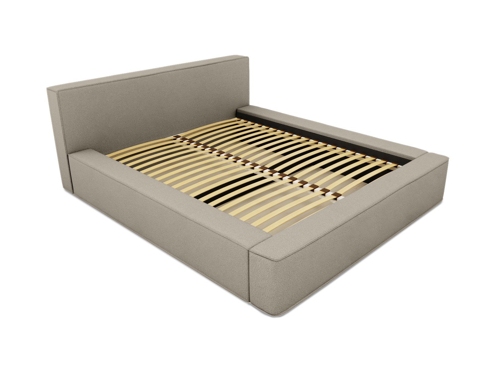 Polsterbett Delano Boucle 140x200 mit Metallrahmen Now Or Never 06