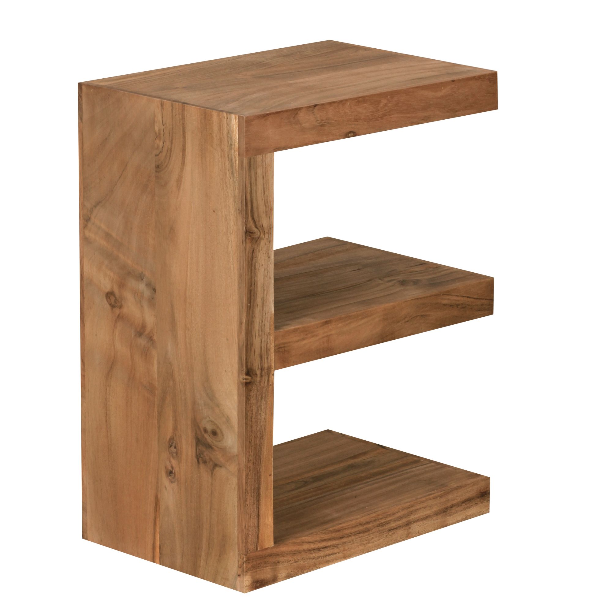 Beistelltisch Aalvik Massivholz Akazie 45 × 30 × 60 cm