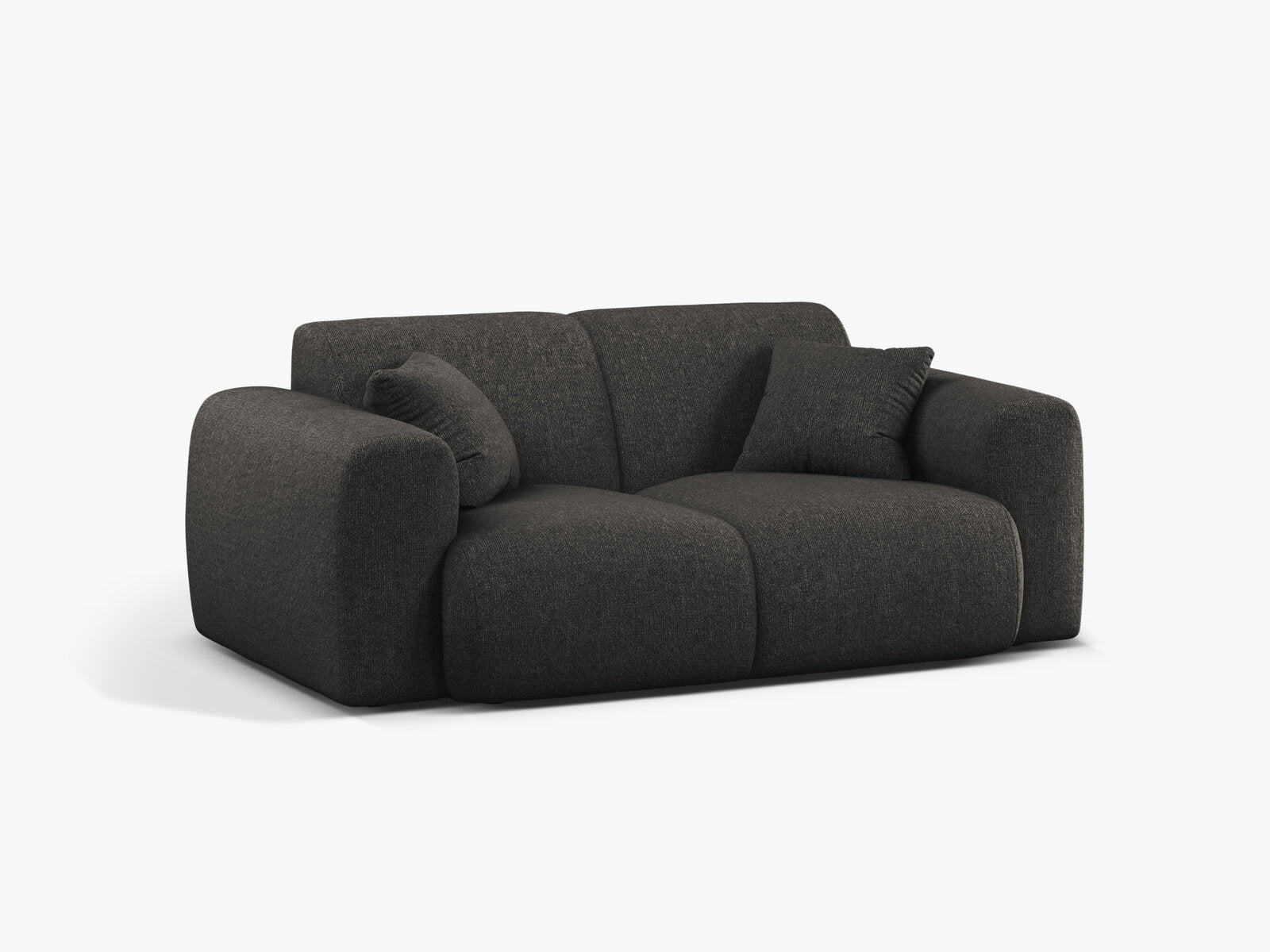 Micadoni Sofa Molino 2-Sitzer Chenille Eden Anthrazit