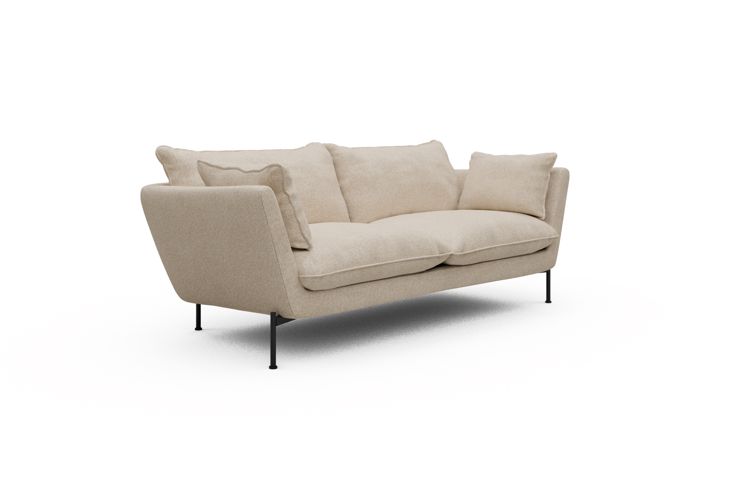 Sofa Anton PREMIUM 2-Sitzer Casone-Natural-Beige
