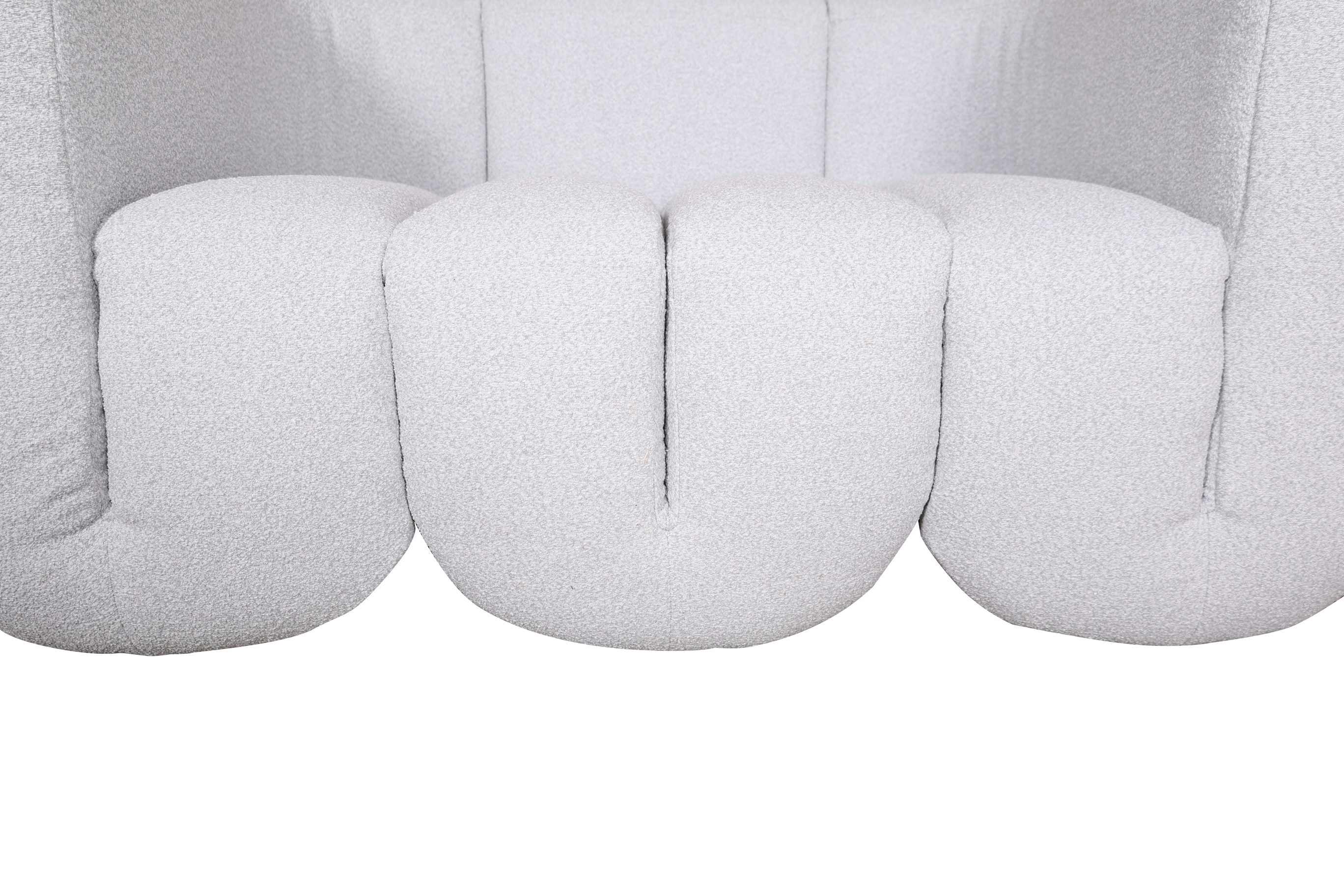 Livin Hill Sofa Nua 150 cm Hellgrau-Weiß