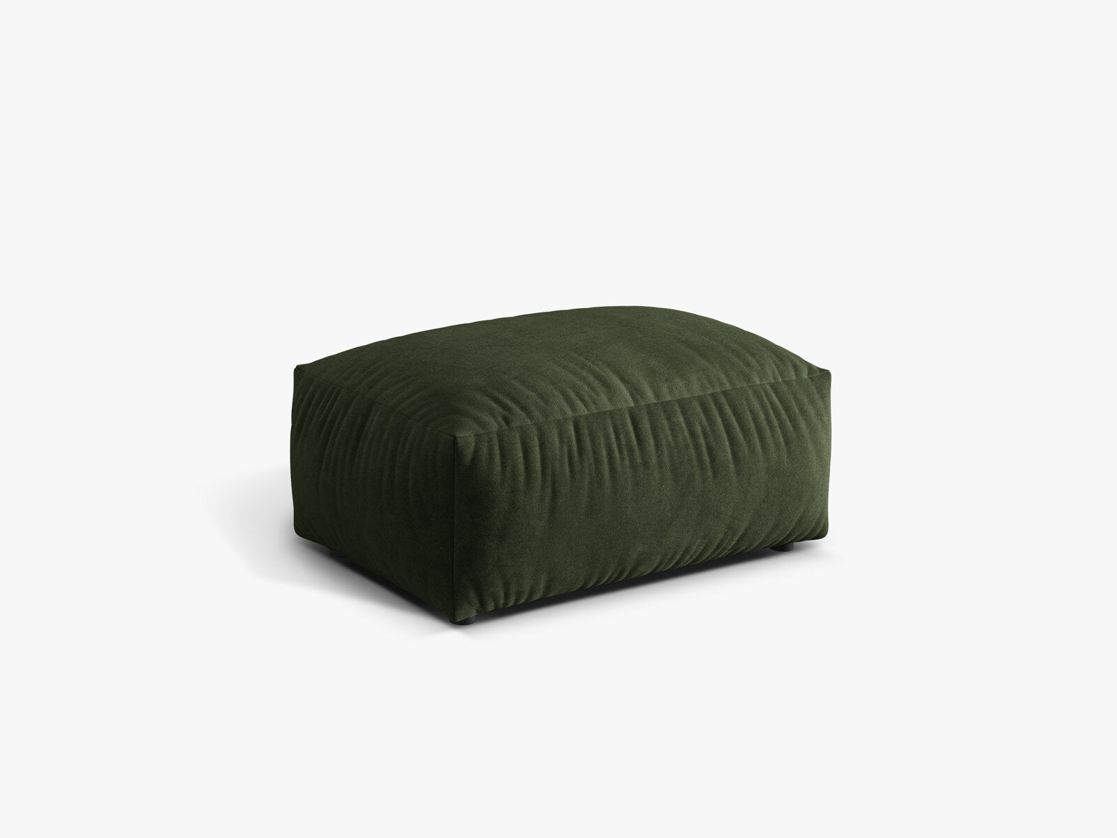 Micadoni Hocker Martina 1-Sitzer Samt Vogue Grün