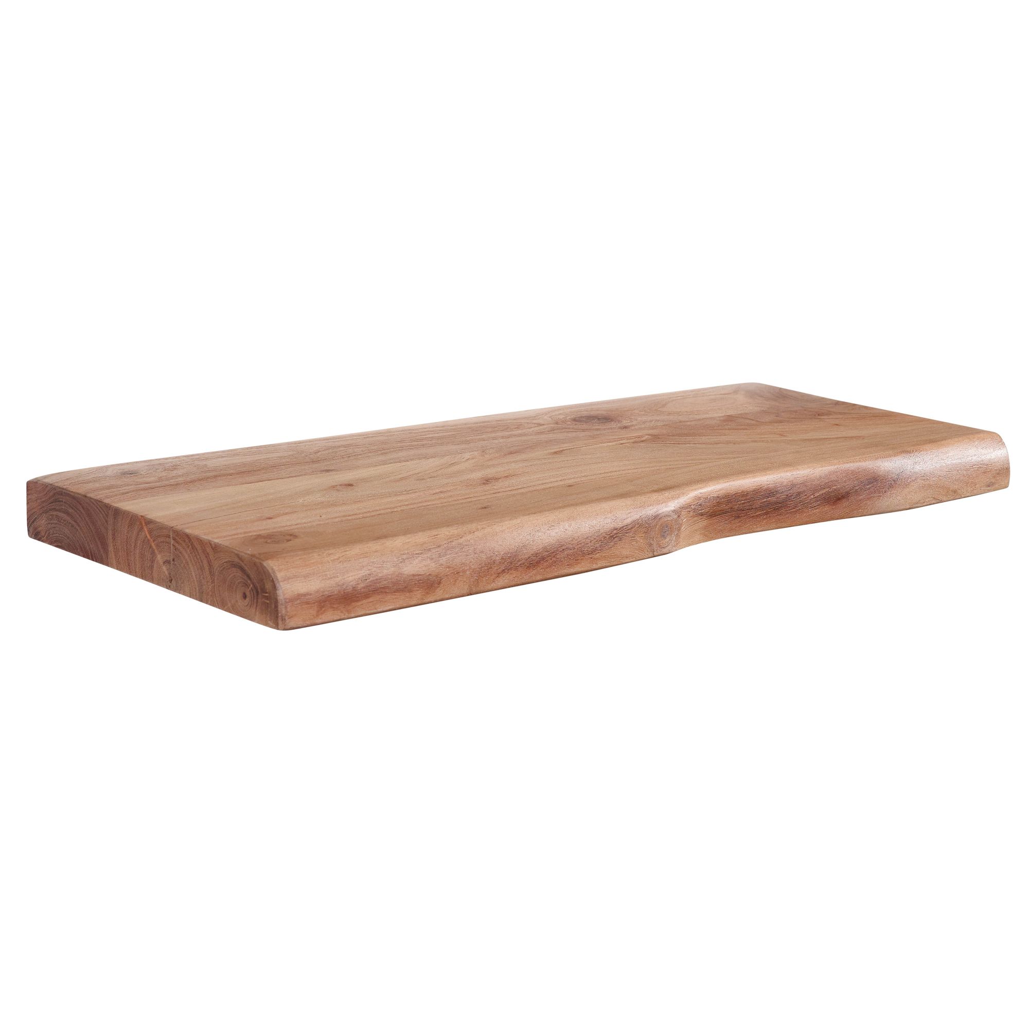 Wandregal Keflavik Akazie Massivholz 60 × 26 × 4 cm