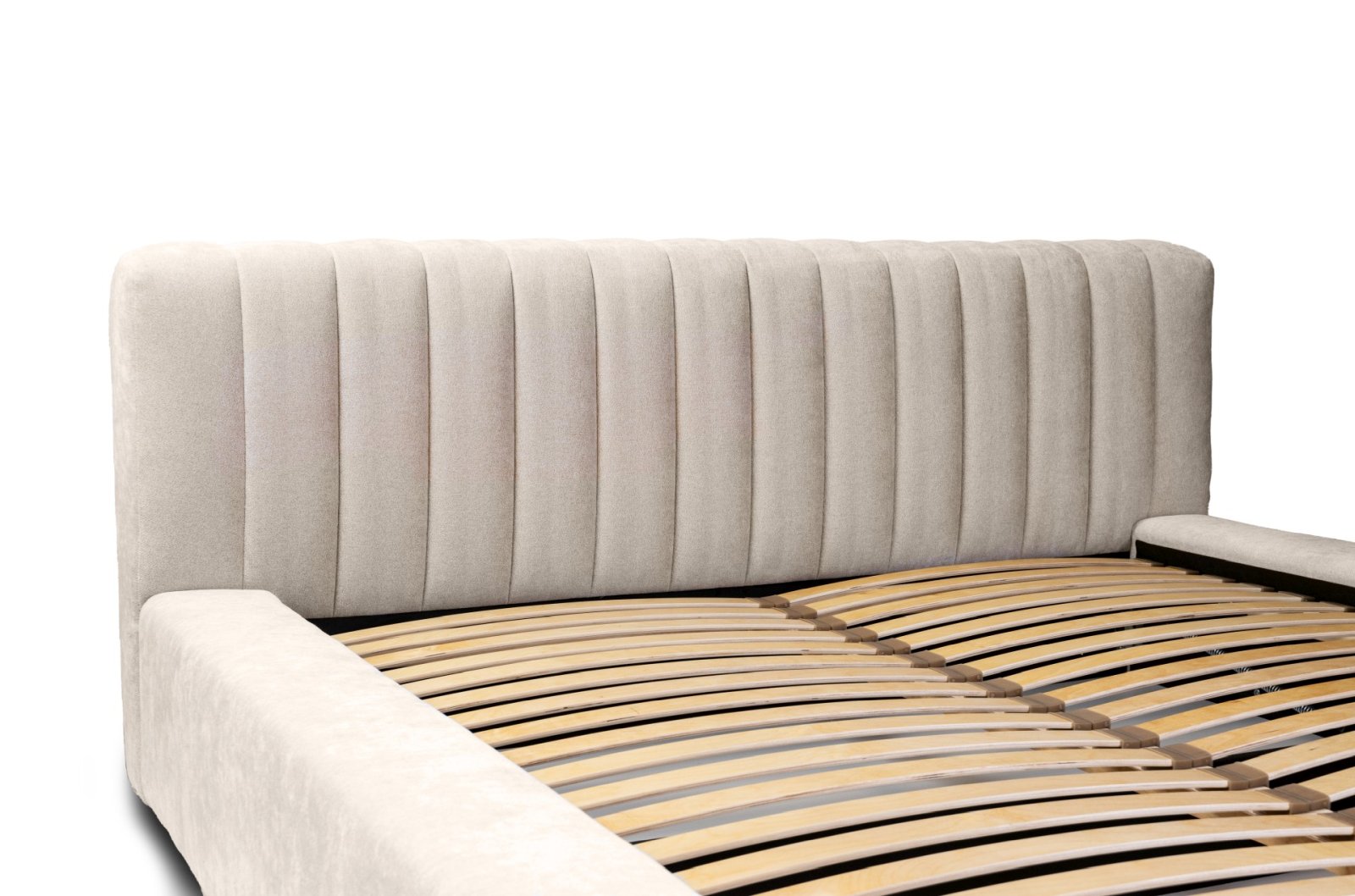 Polsterbett Carno Chenille 160x200 mit Metallrahmen Ditra-New 20