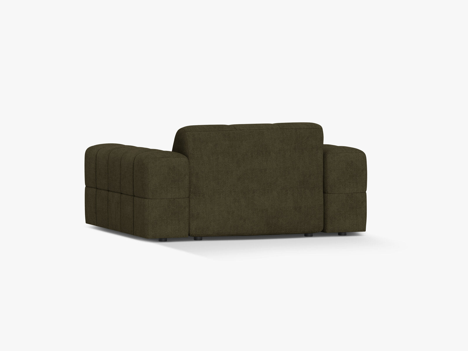 Micadoni Sessel Jennifer 1-Sitzer Chenille Eden Grün