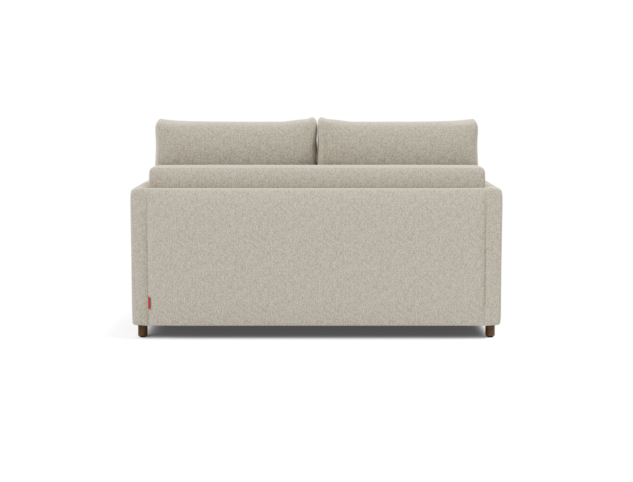 Schlafsofa Neah mit Slim-Armlehnen 140 Boucle Skandi 539-Beige