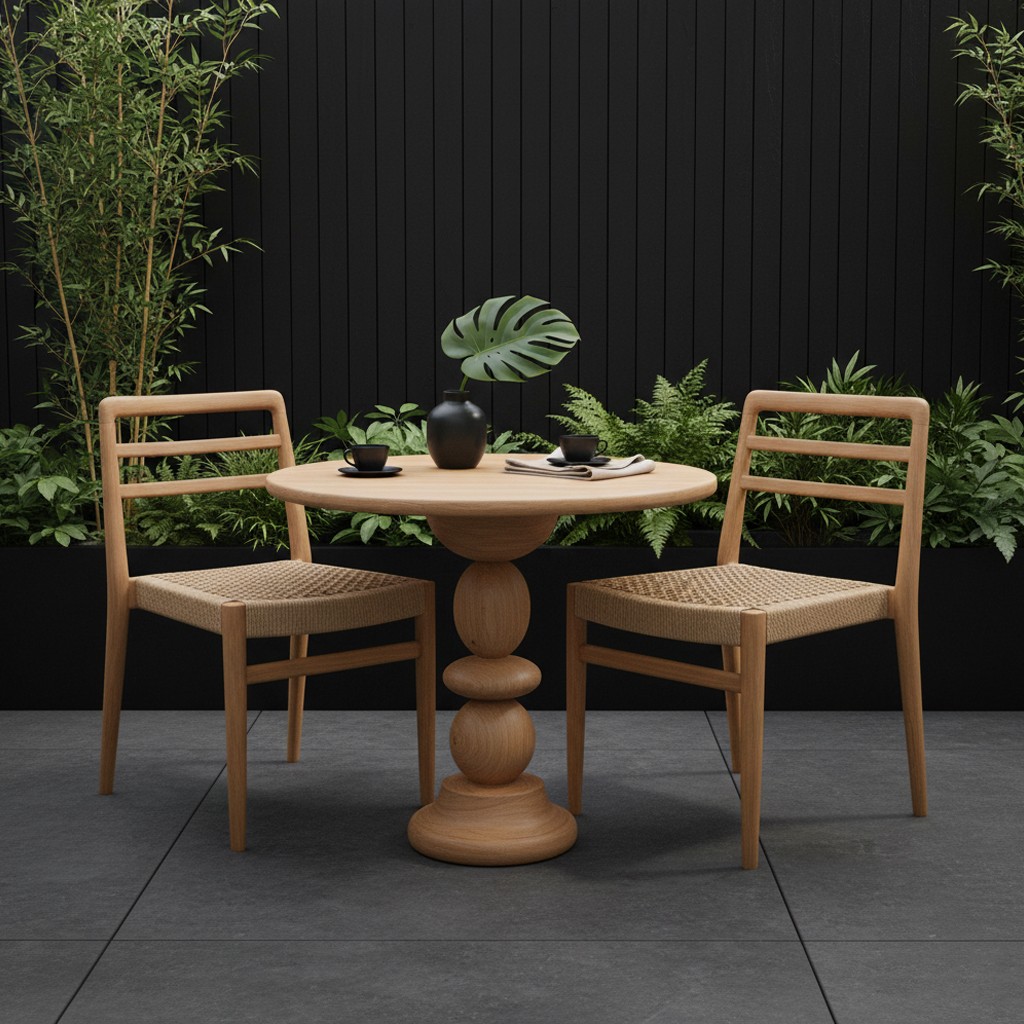 Raw Materials Tao Outdoor Esstisch rund