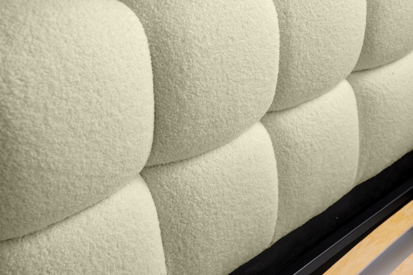 Polsterbett Vento-Slim Boucle 160x200 mit Metallrahmen Quelle 02