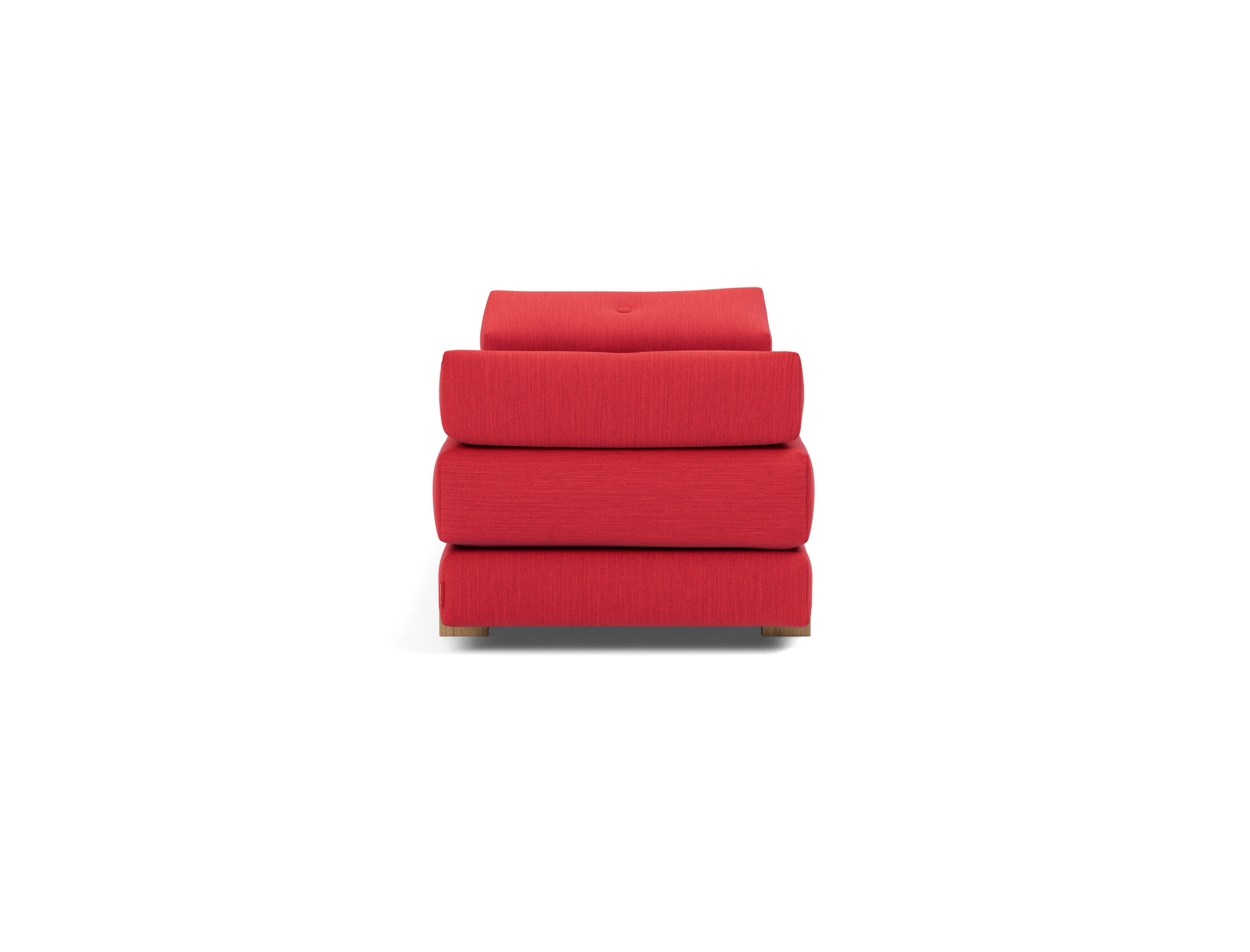 Tagesbett Sigmund Flachgewebe Elegance 511-Red Beine Drip Eiche