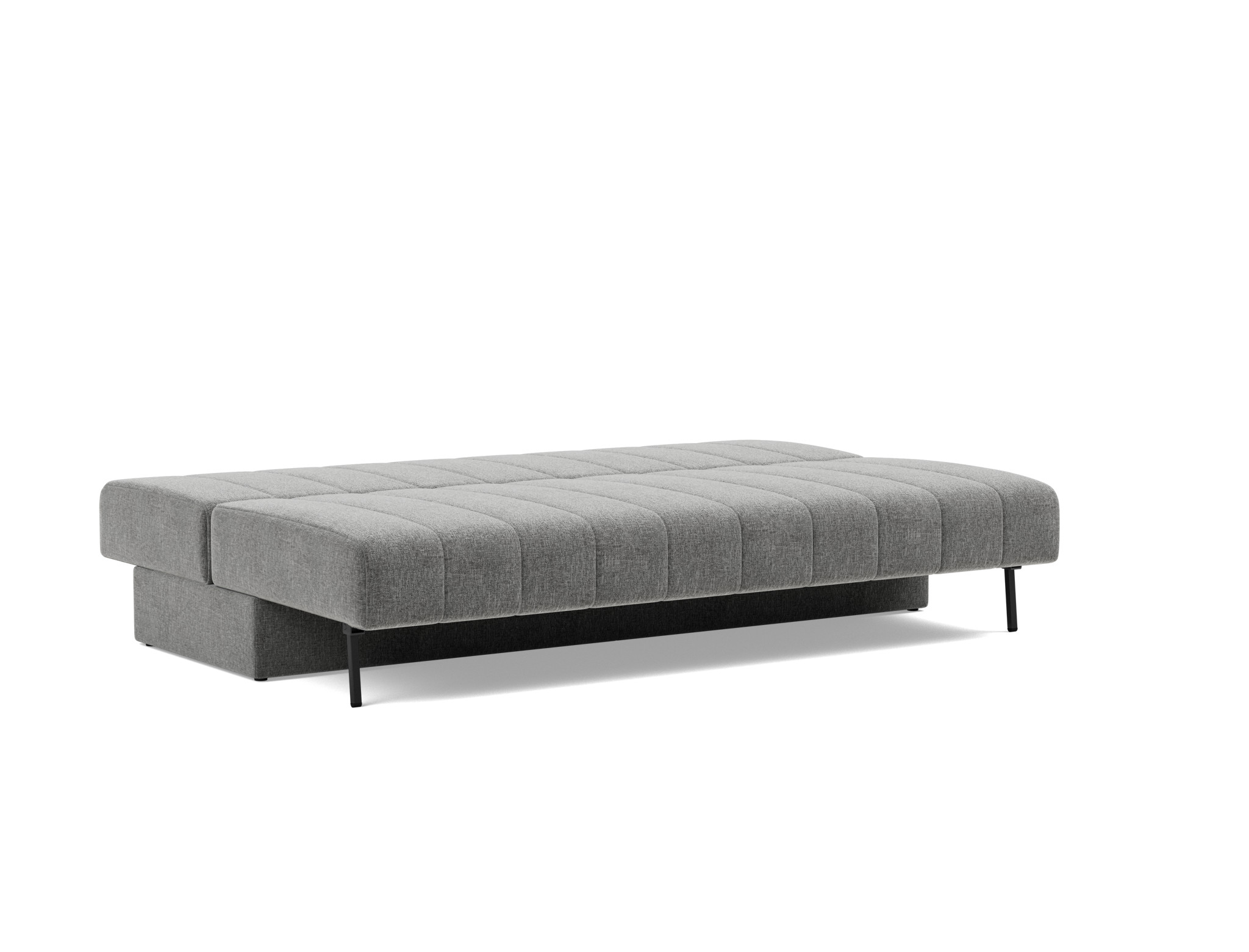 Schlafsofa Akello Strukturierter Stoff Twist 563-Charcoal