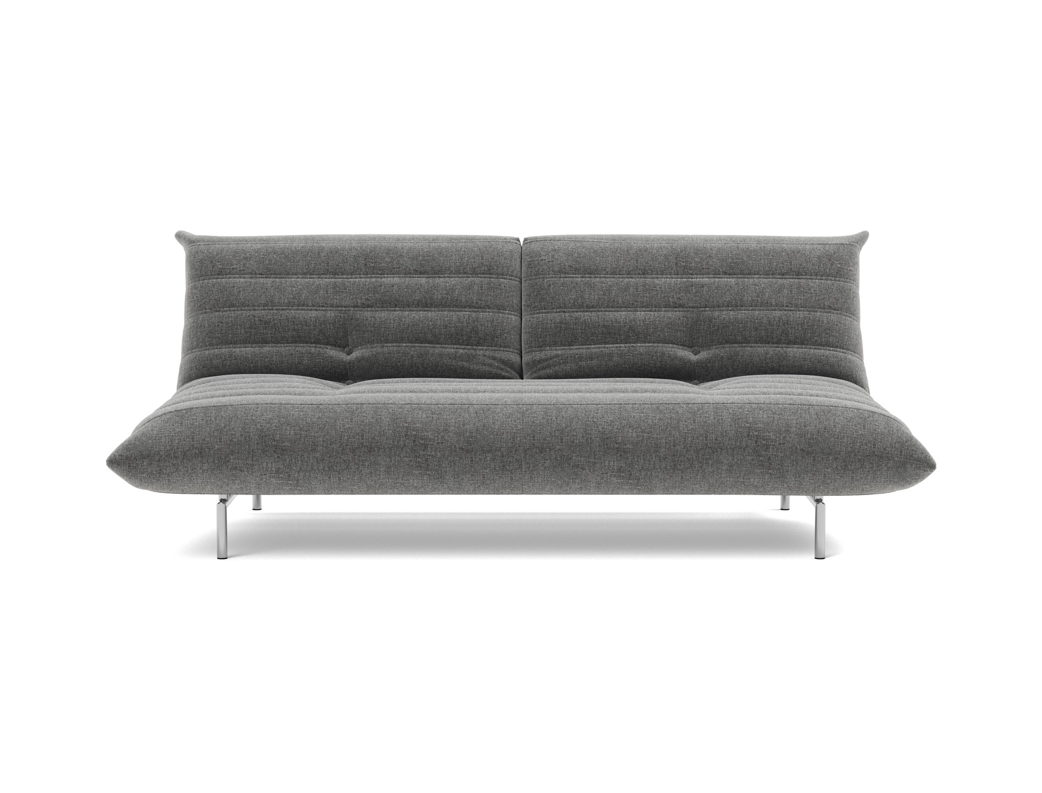 Schlafsofa Mikunjo Strukturierter Stoff Twist 563-Charcoal