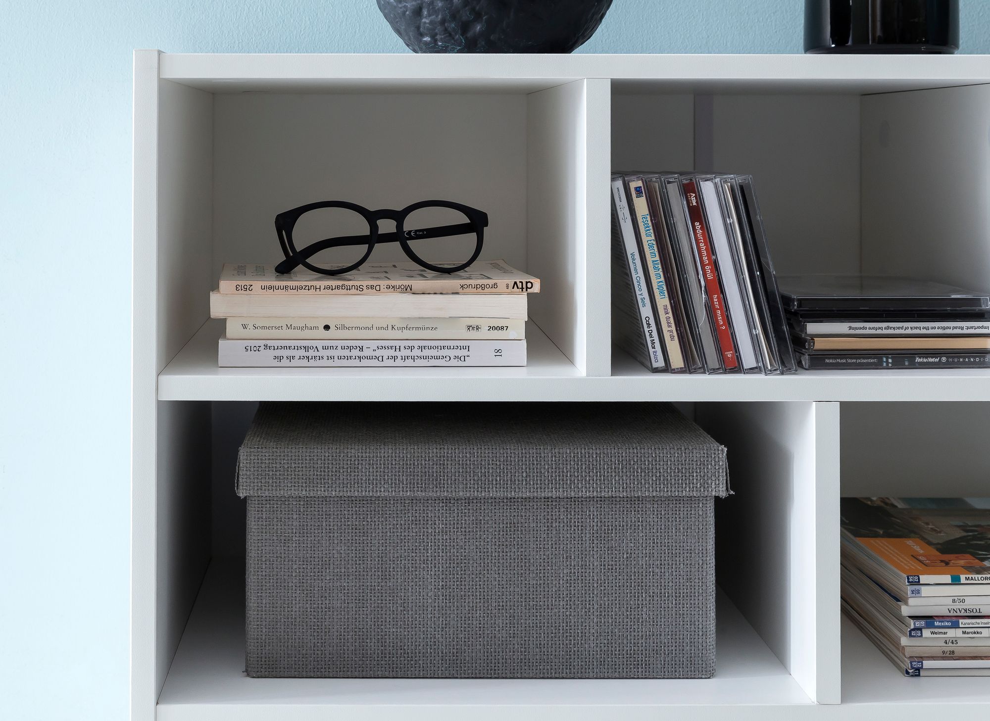 Bücherregal Kibaek Weiß 80 × 29,5 × 68,5 cm