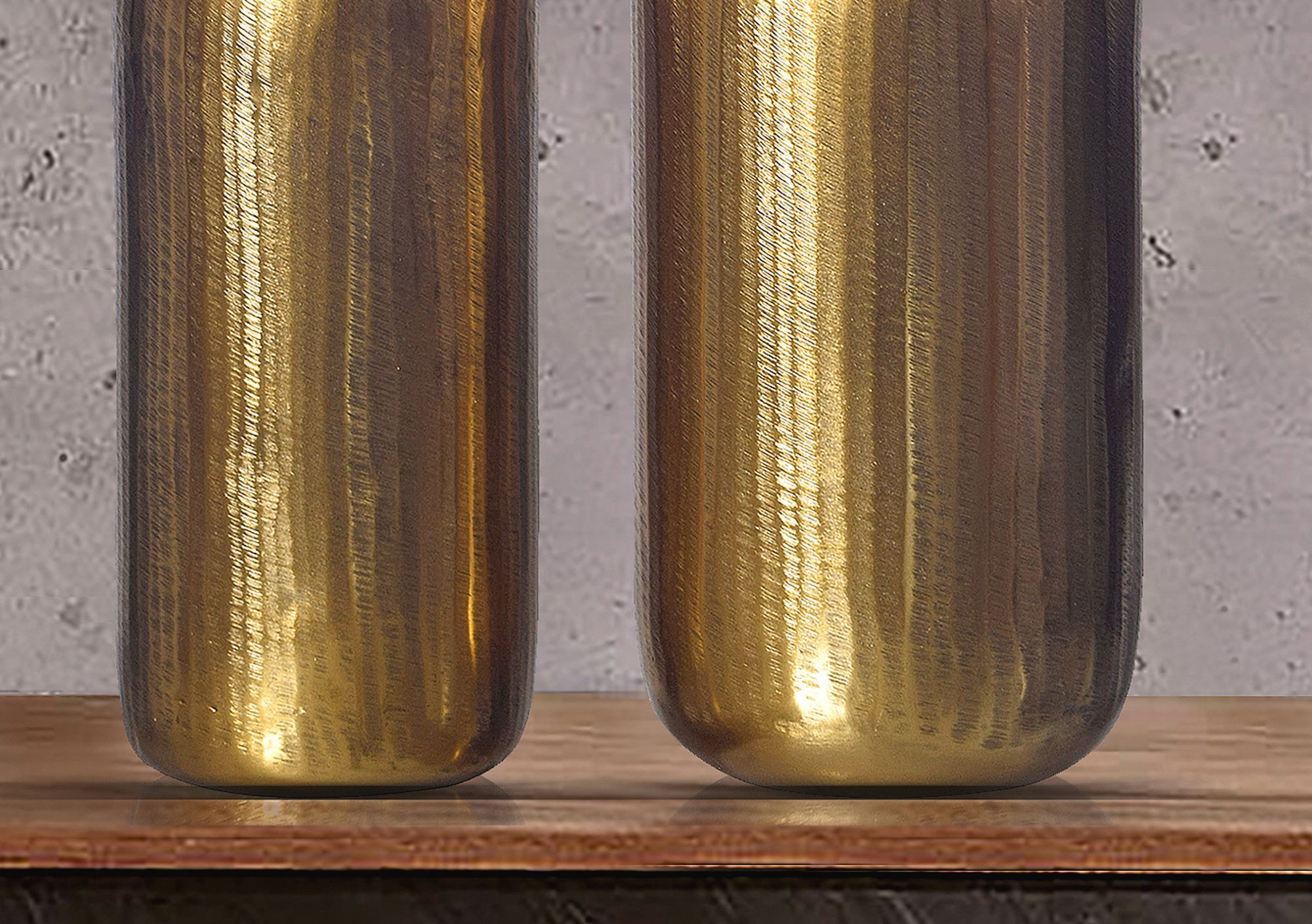 Tischvase Hovag Aluminium Gold Ø 16 cm
