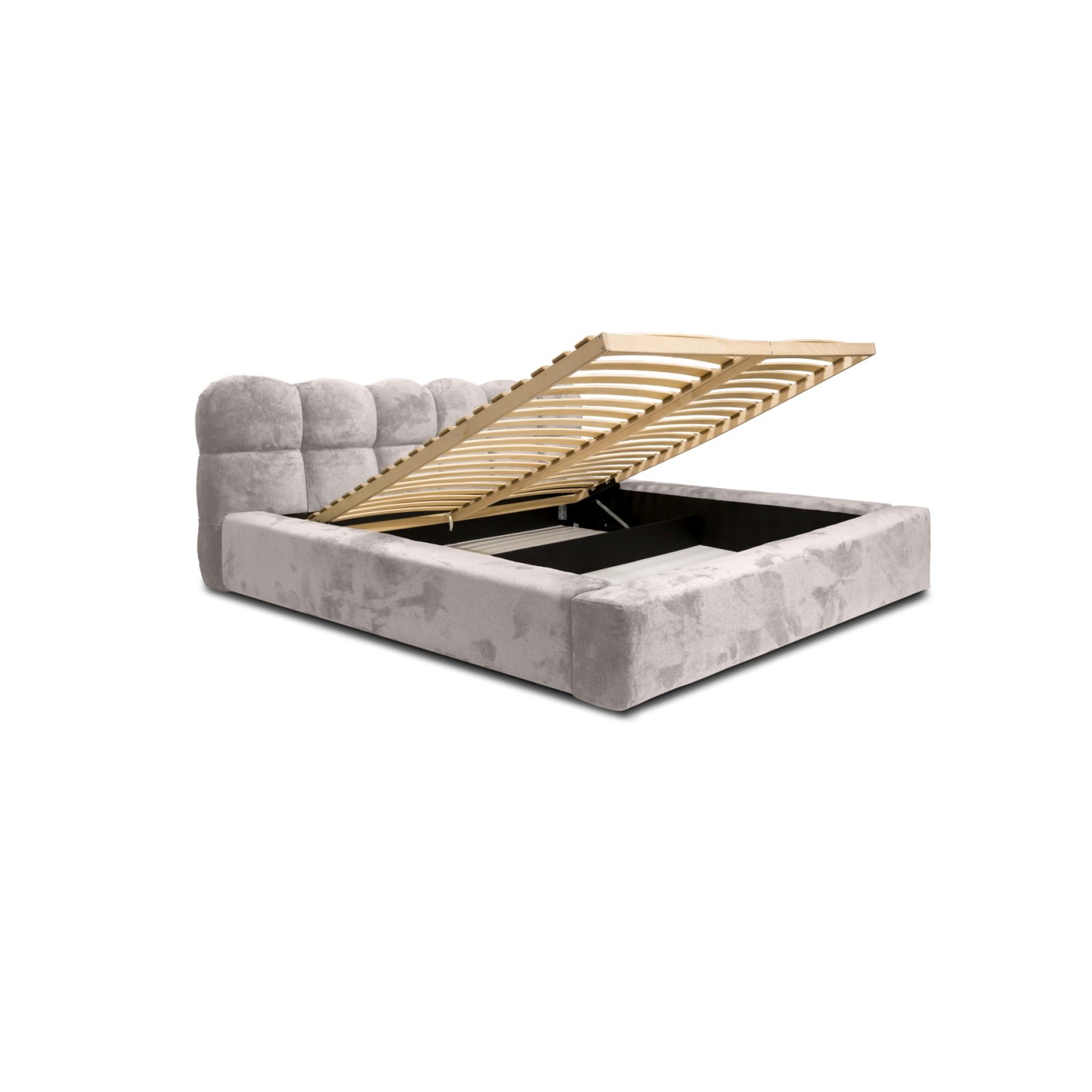Polsterbett Vento-New Chenille 140x200 mit Holzrahmen Tender Way 02