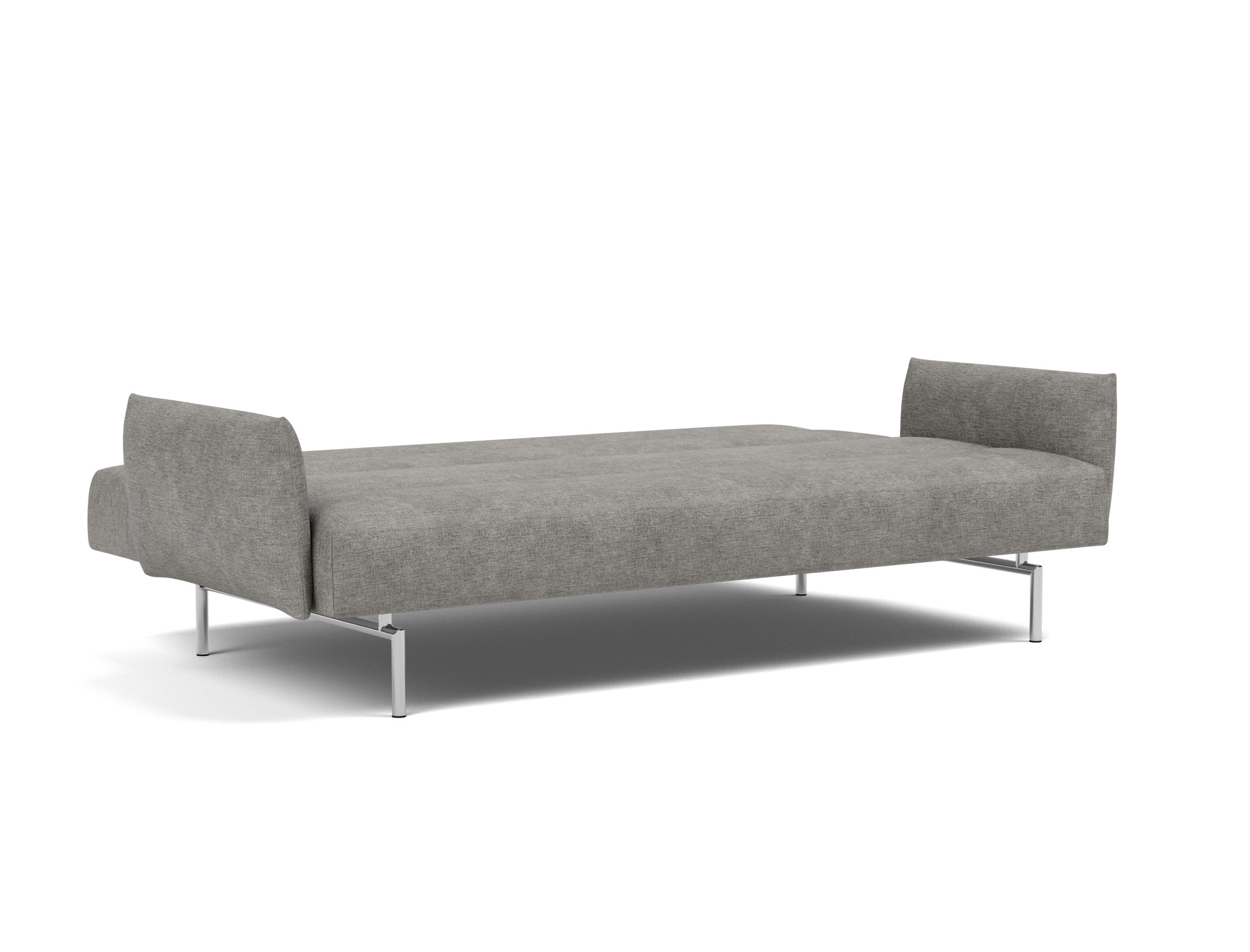 Schlafsofa Jillis mit Armlehnen Flachgewebe Avella 282-Warm-Grey