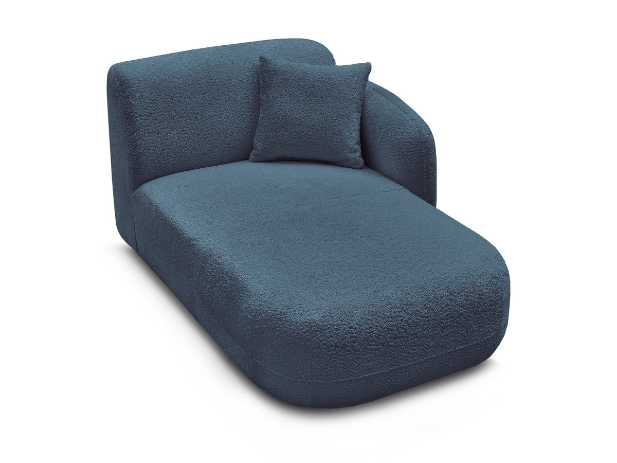 Bobochic Anda Méridienne-Modul Chenille Hellblau Ecke rechts