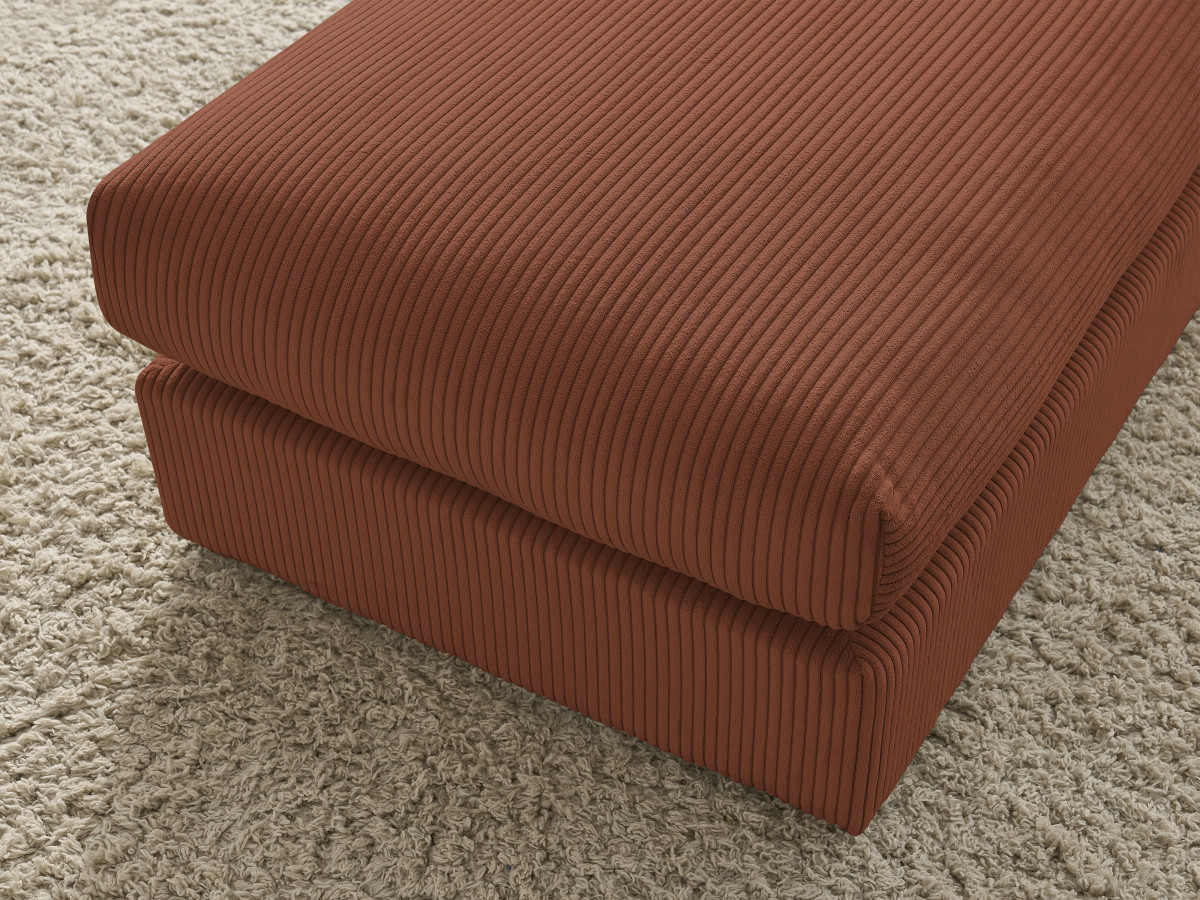 Bobochic Paris Pouf Cordsamt Orange