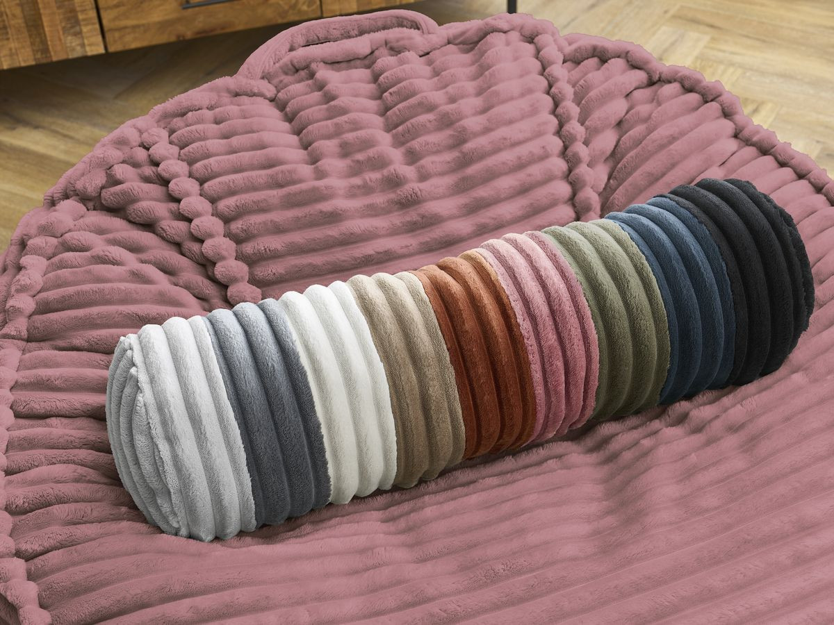 Bobochic Socrate Pouf Breitcord weich Rosa
