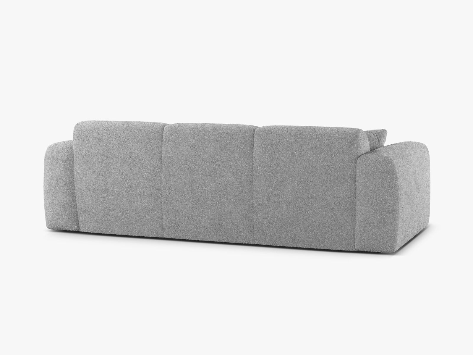 Micadoni Sofa Molino 3-Sitzer Boucle Baloo Hellgrau