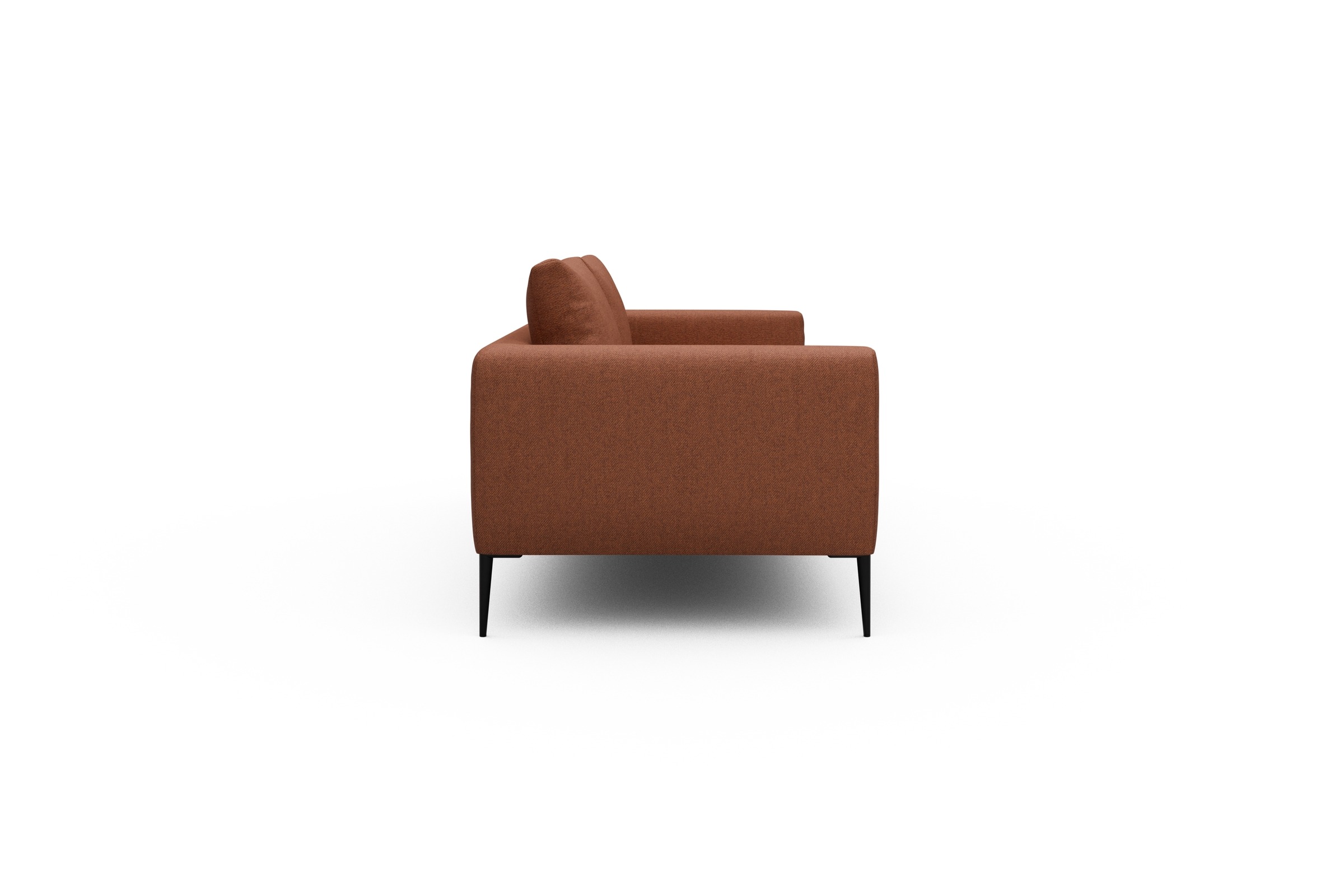 Sofa Paul 3-Sitzer Weda-Rust