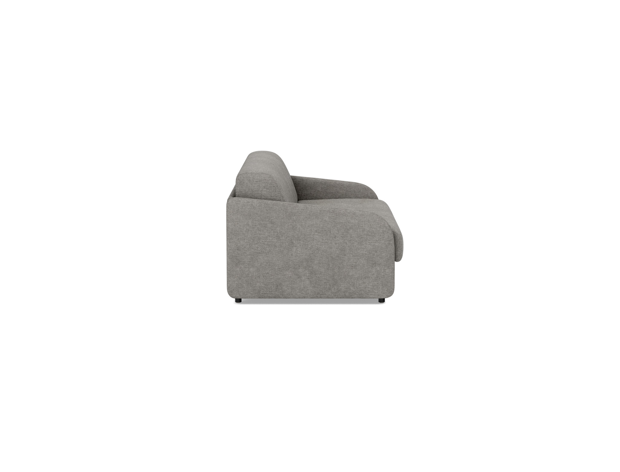 Schlafsofa Eivor mit Taschenfederkernmatratze 140 Flachgewebe Avella 282-Warm-Grey