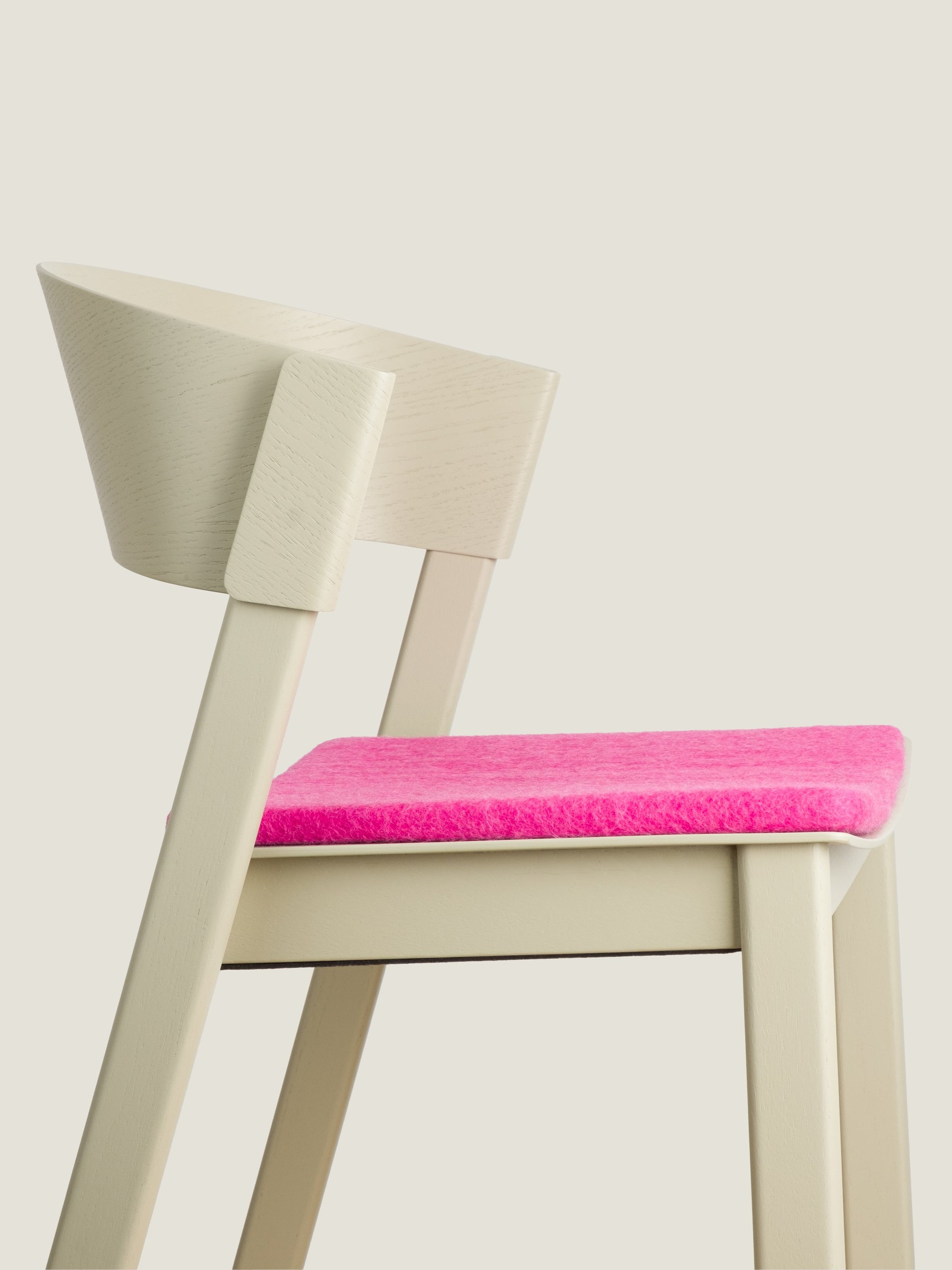myfelt Lilli Filz-Sitzauflage Pink 36 x 36 cm