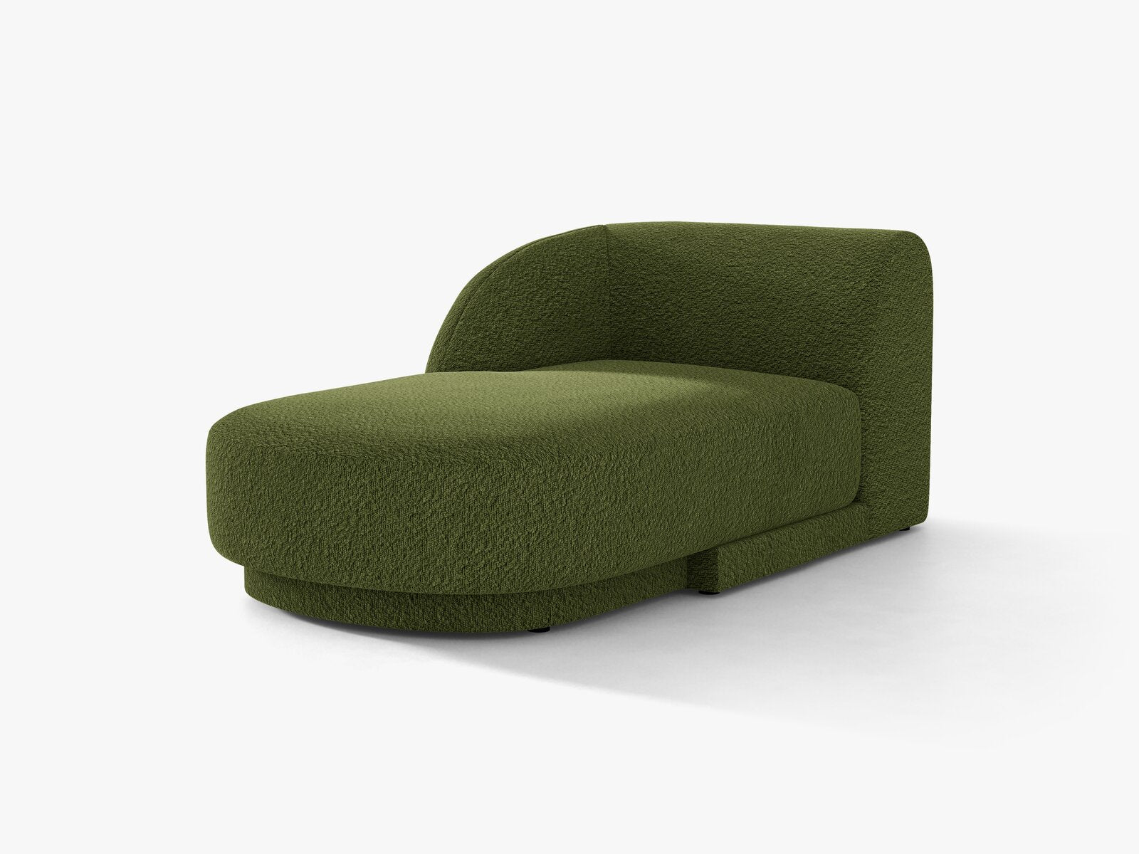 Micadoni Modul Miley 2-Sitzer Links Boucle Baloo Dunkel-Olivgrün