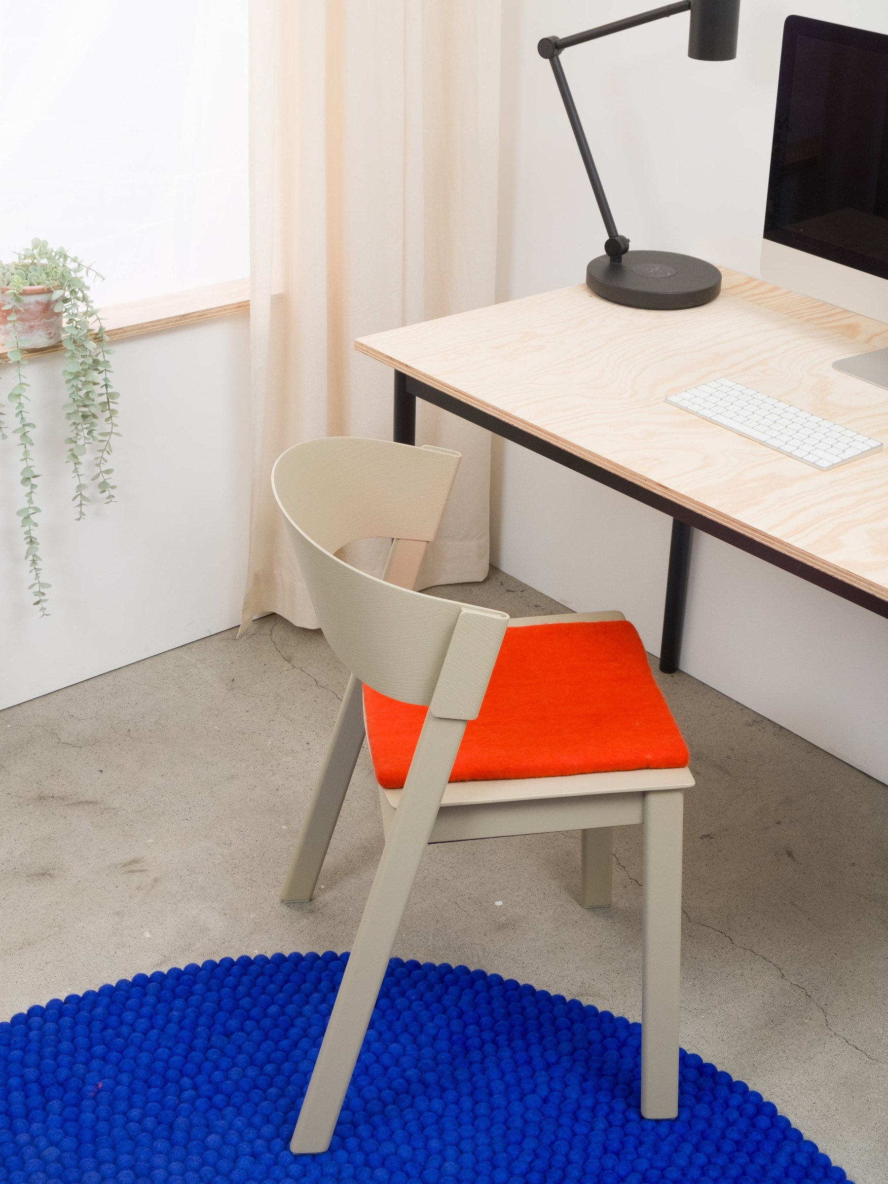 myfelt Mats Filz-Sitzauflage Rotorange 36 x 36 cm