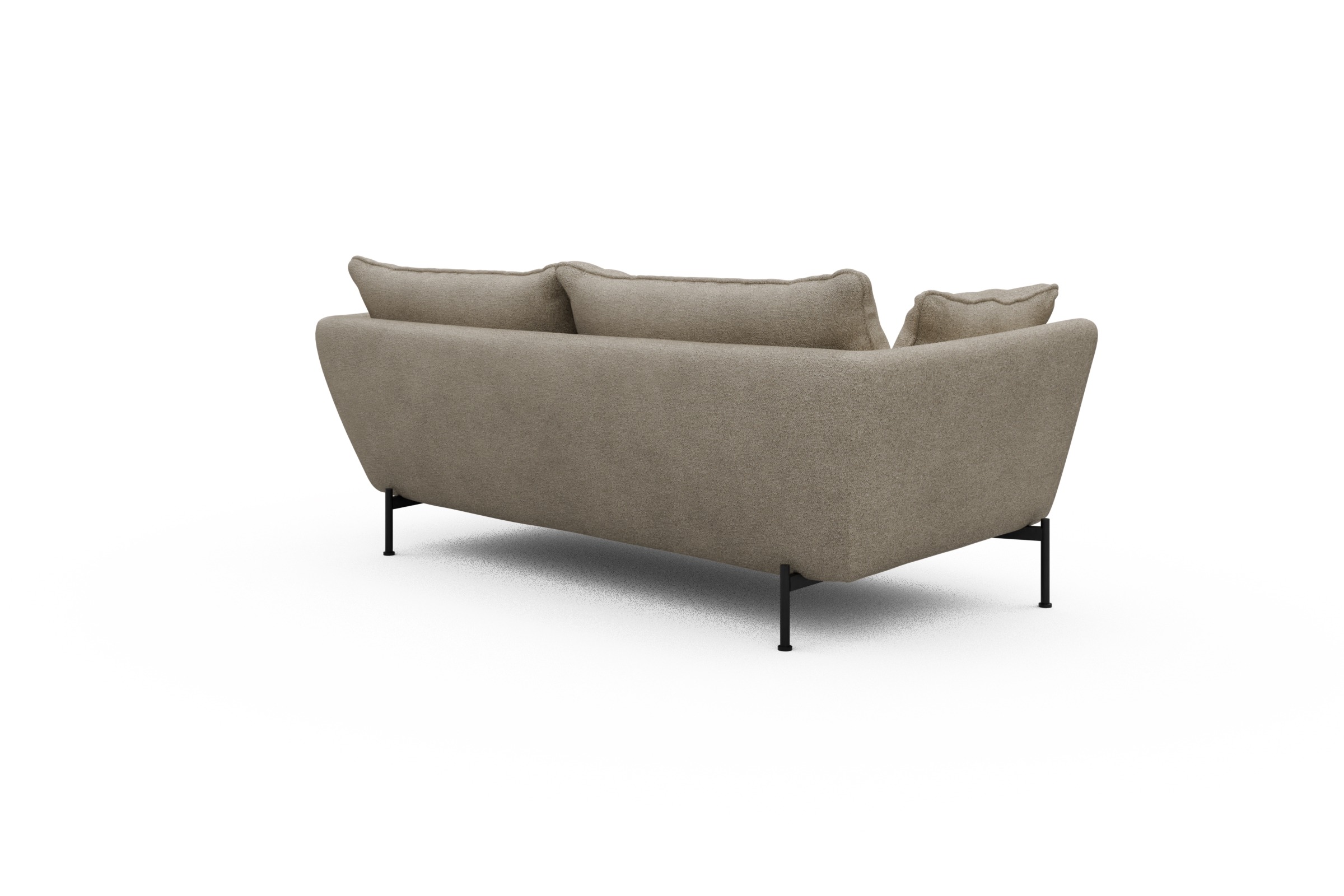 Sofa Anton PREMIUM 2-Sitzer Boucle-Beige
