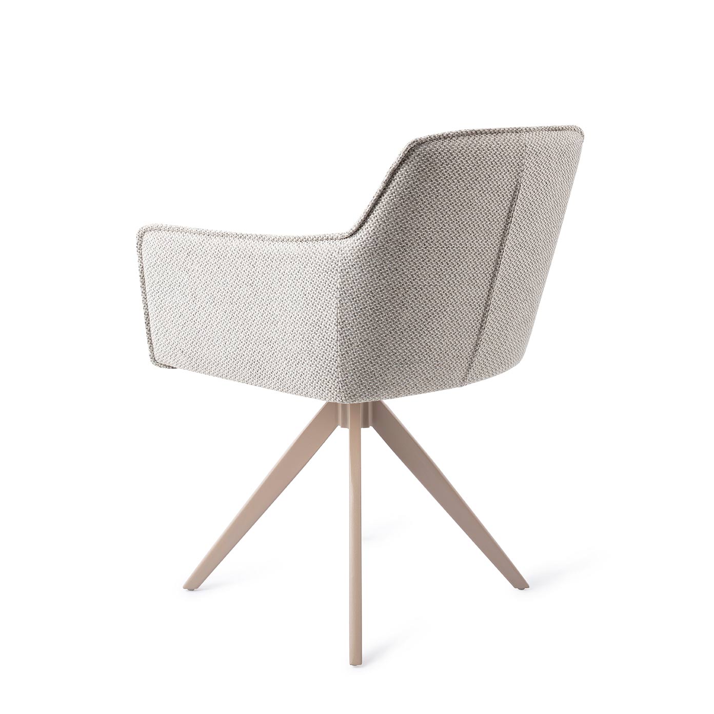 Jesper Home Esszimmerstuhl Hofu Checkers-Charm Turn Beige
