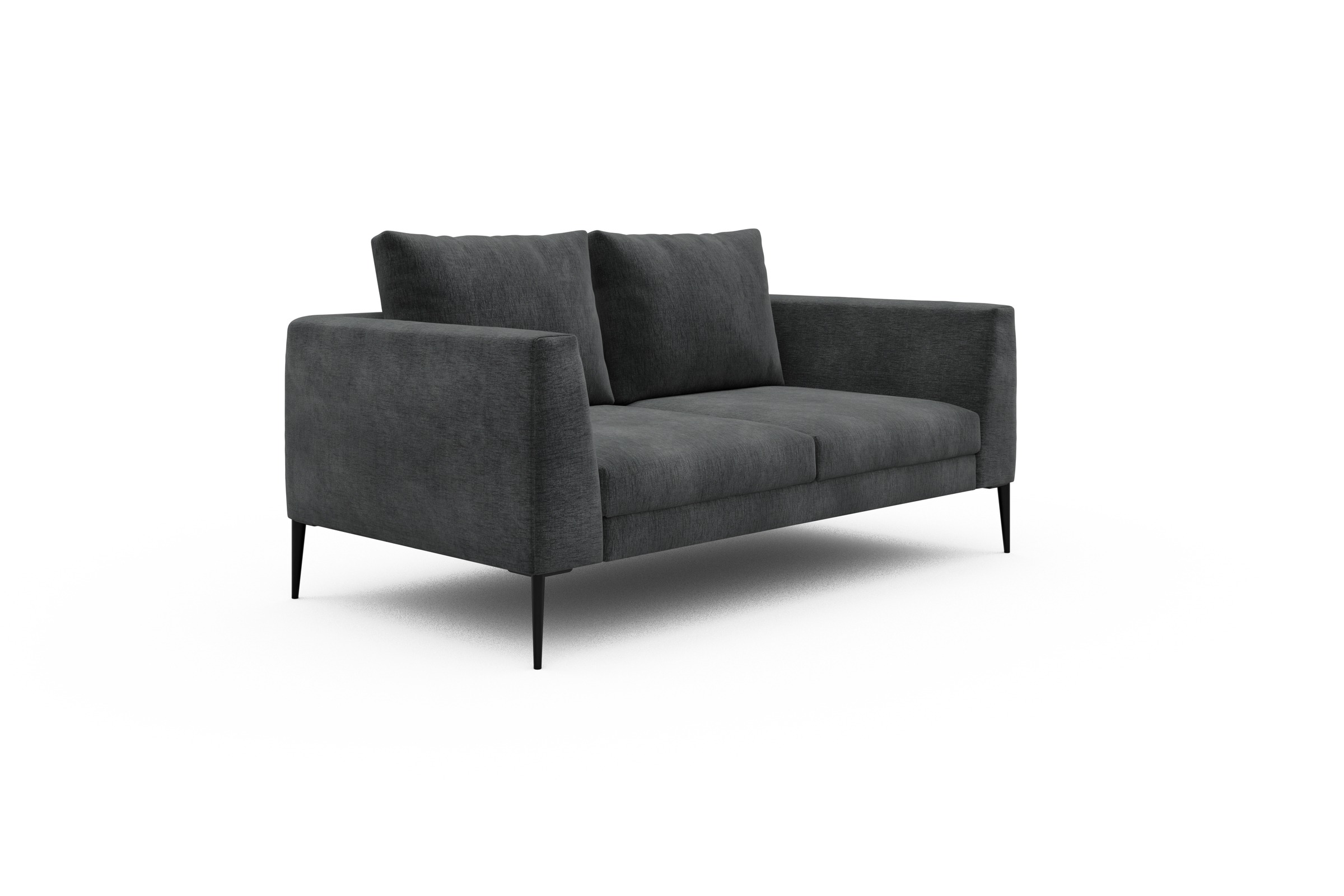 Sofa Paul 2-Sitzer Smooth-Deep-Warm-Grey