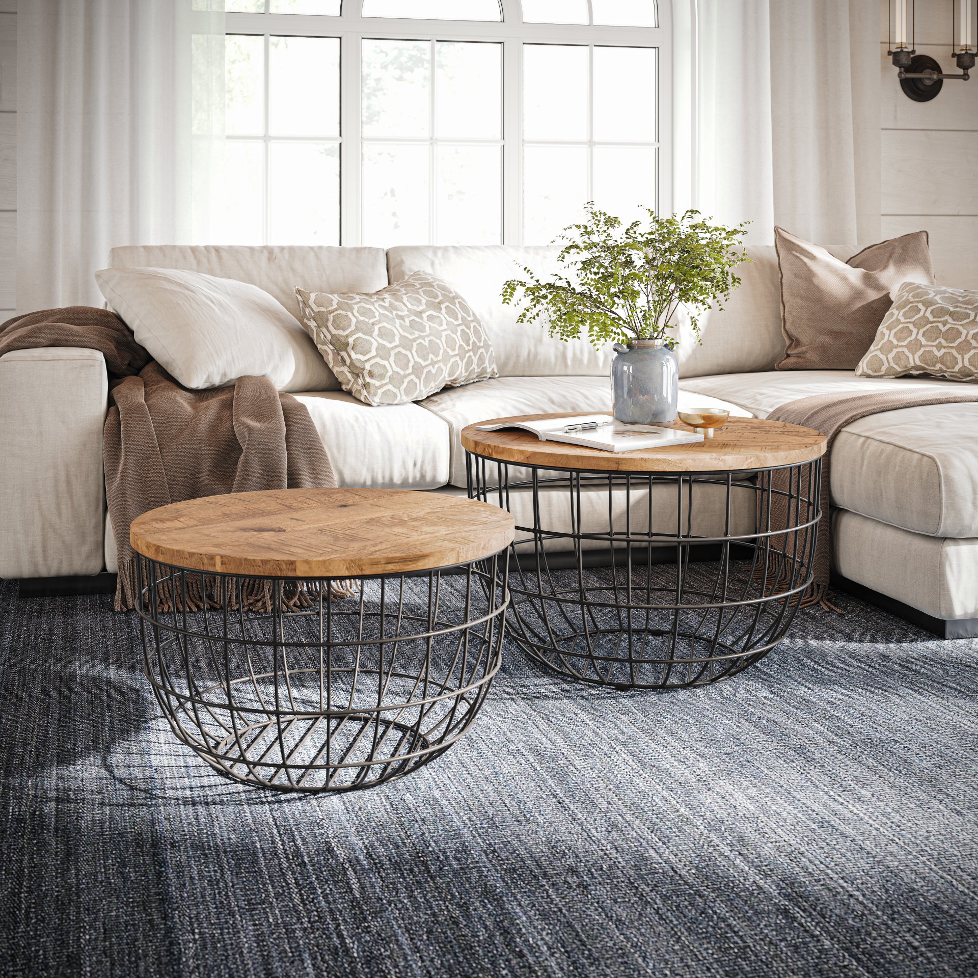 Livin Hill Beistelltisch-Set Avola AV2330-26B