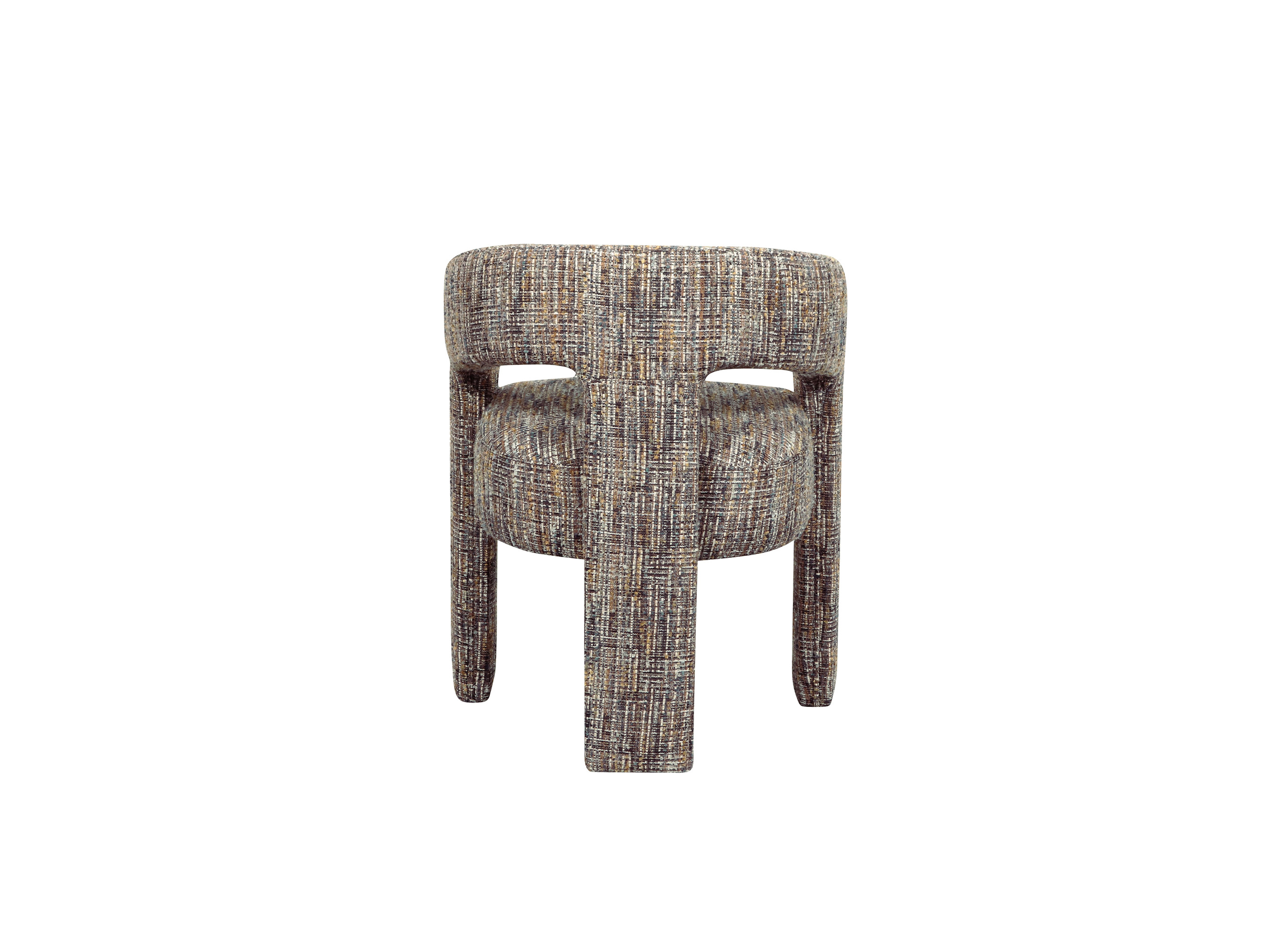 Livin Hill Gepolsterter Stuhl mit Armlehne Leith Bunt Melange Dunkel LET71MB