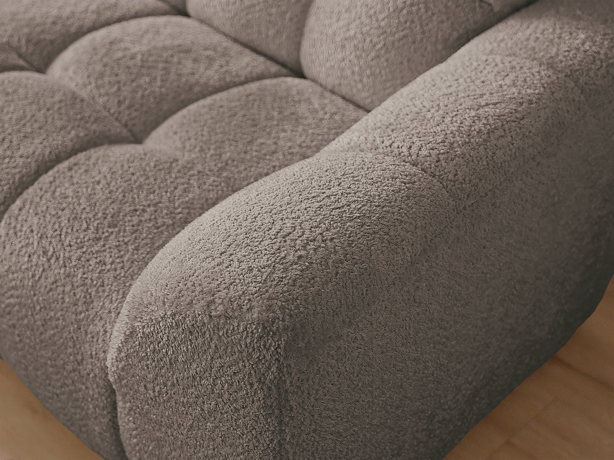 Bobochic Jaya Ecksofa Chenille Taupe Ecke links