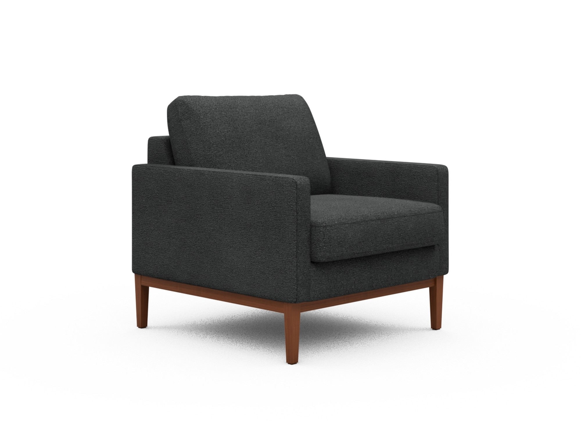 Skandi Home Sessel Bodo Boucle-Charcoal moebelfaktor