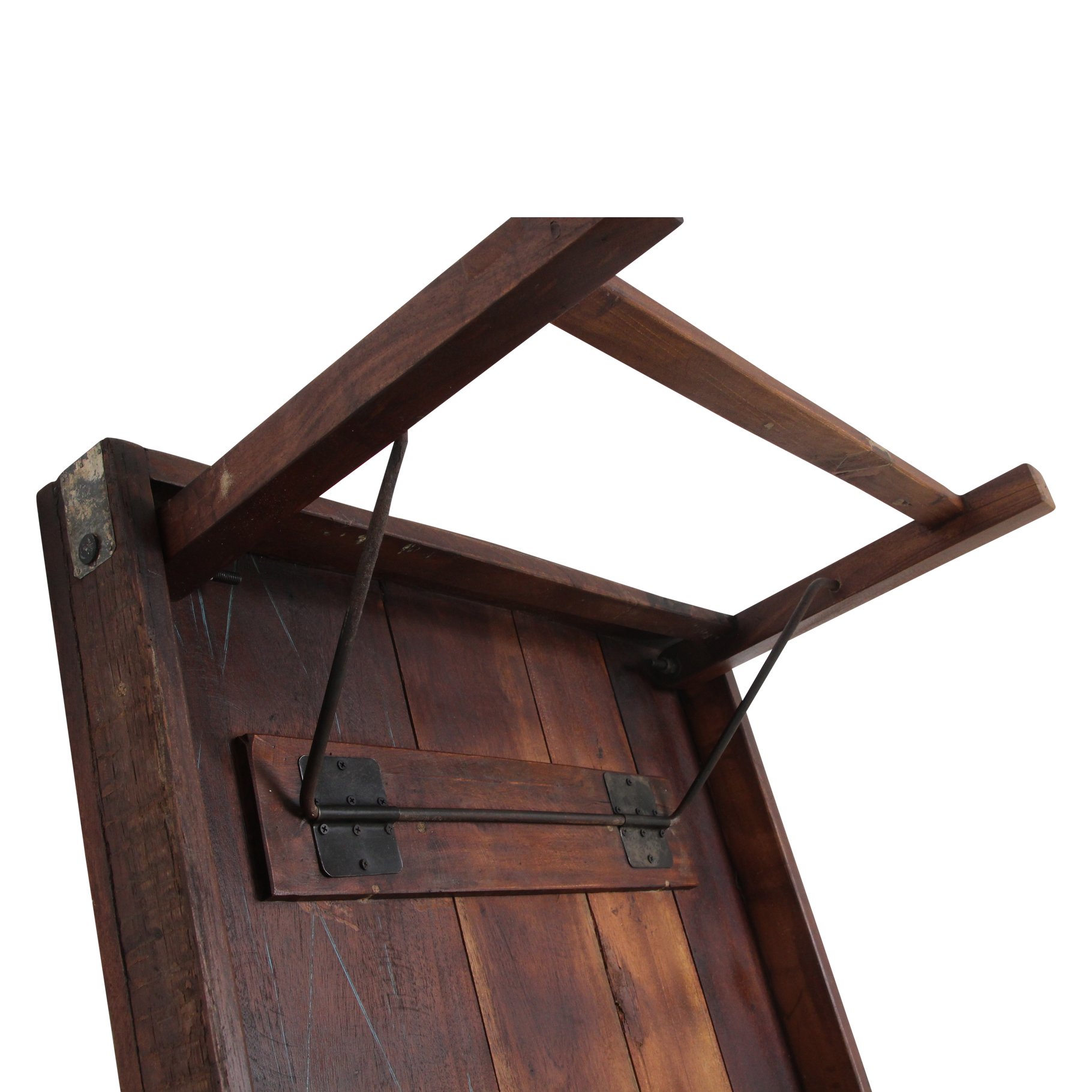 Raw Materials Brauner klappbarer Couchtisch 120x75x45cm