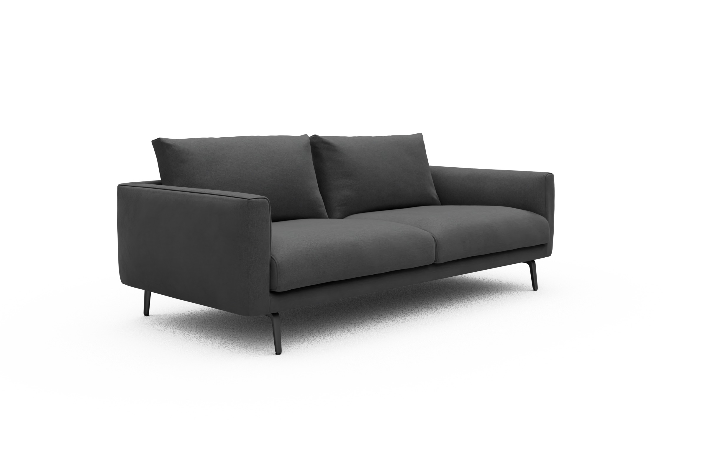 Sofa Karl 3-Sitzer Satya-Zinc