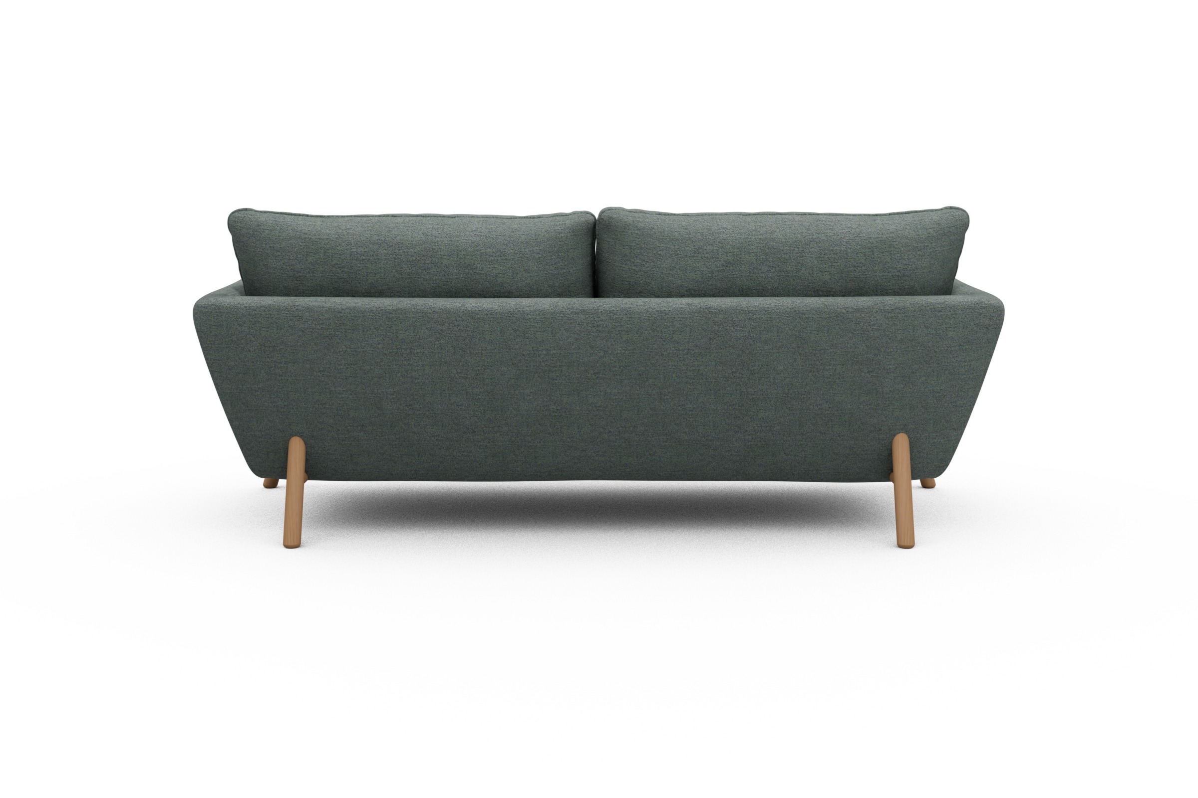 Sofa Emil 3-Sitzer Beinfarbe Eiche Natur Carreno-Ice-Blue