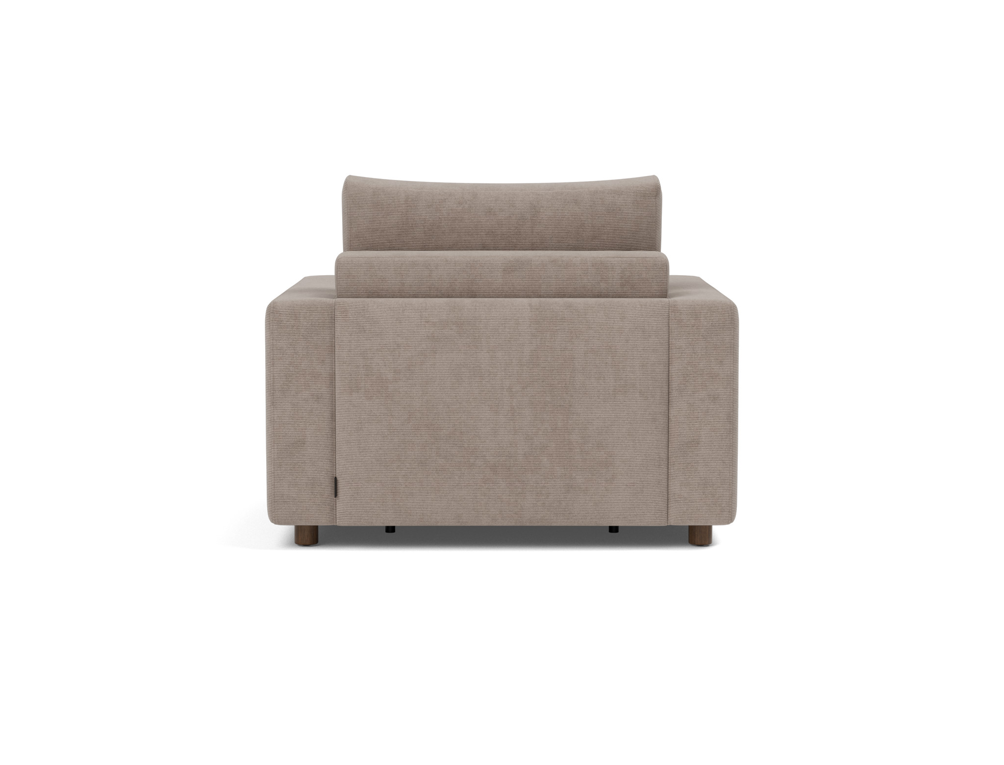Schlafsessel Neah mit Standard-Armlehnen Kord Cordufine 318-Beige