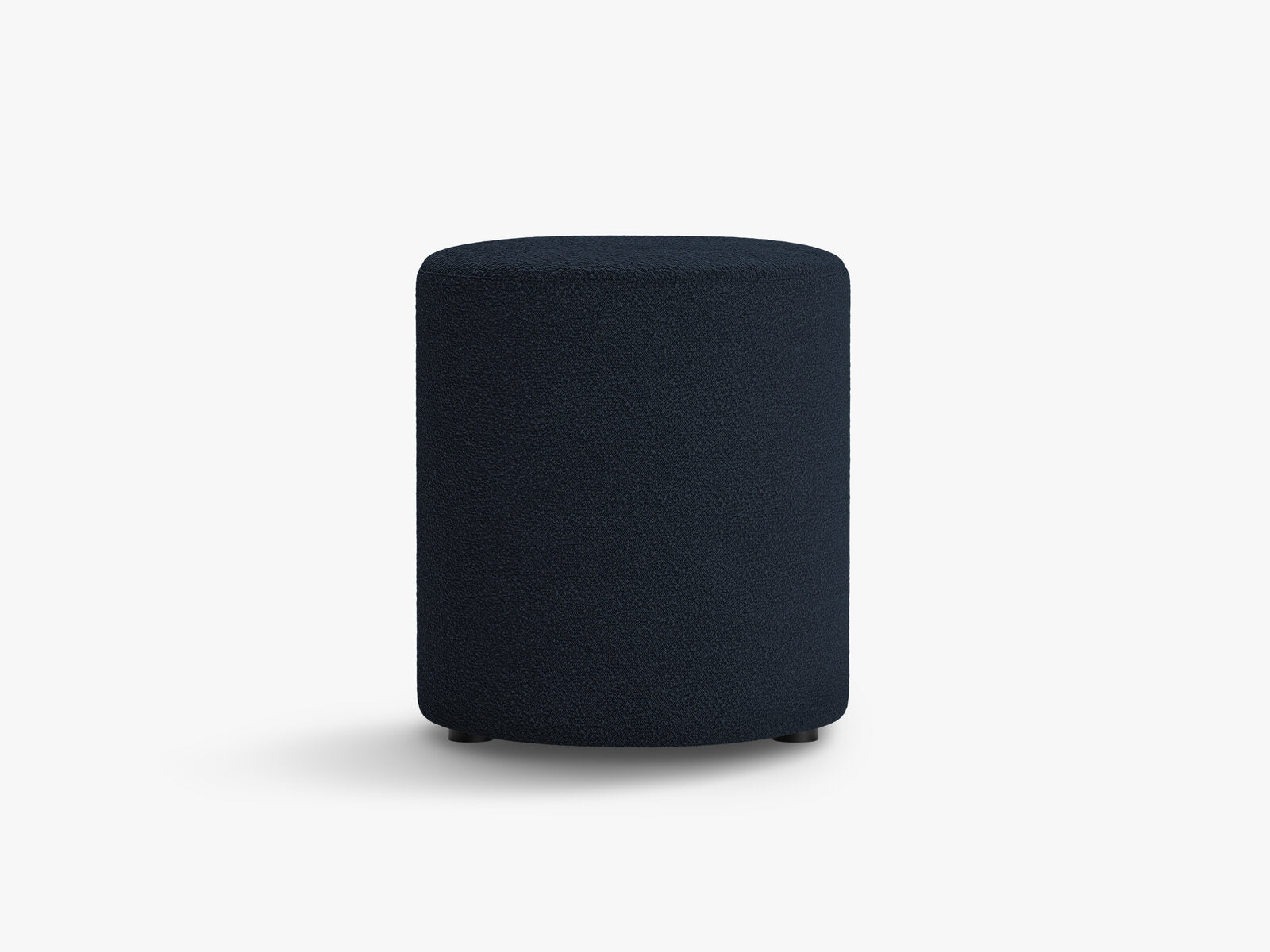 Micadoni Pouf Dia 40cm Boucle Baloo Dunkelblau