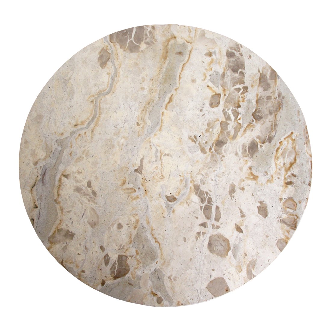 Raw Materials Marmor-Beistelltisch Creme 50x50x50cm