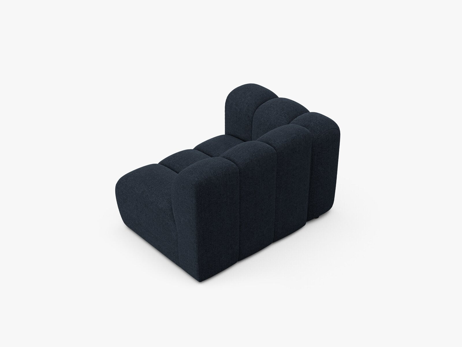 Micadoni Modul Lupine 1-Sitzer Links Chenille Eden Marineblau