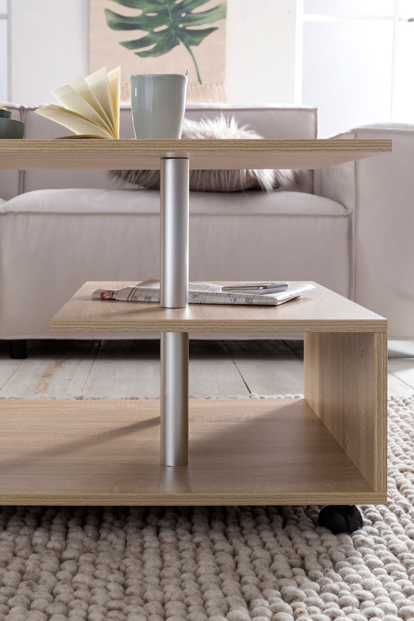 Couchtisch Hjortshoj Sonoma 105 × 60 × 48,5 cm