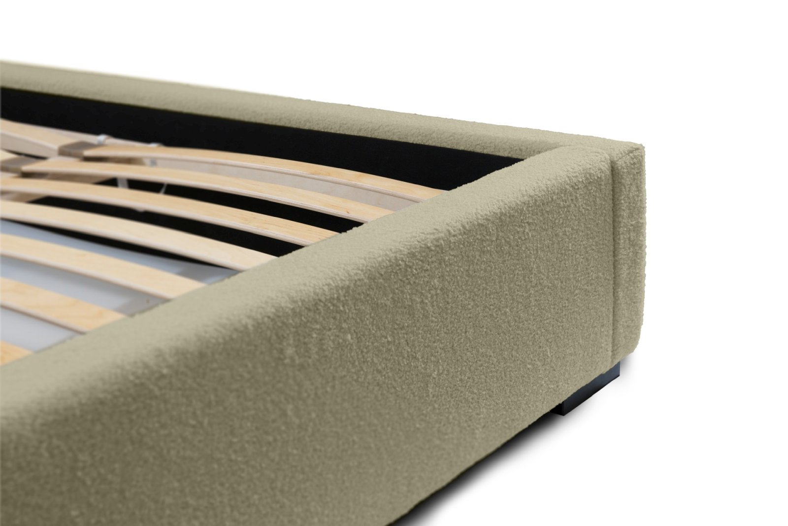 Polsterbett Renoa Boucle 140x200 mit Holzrahmen Quelle 06